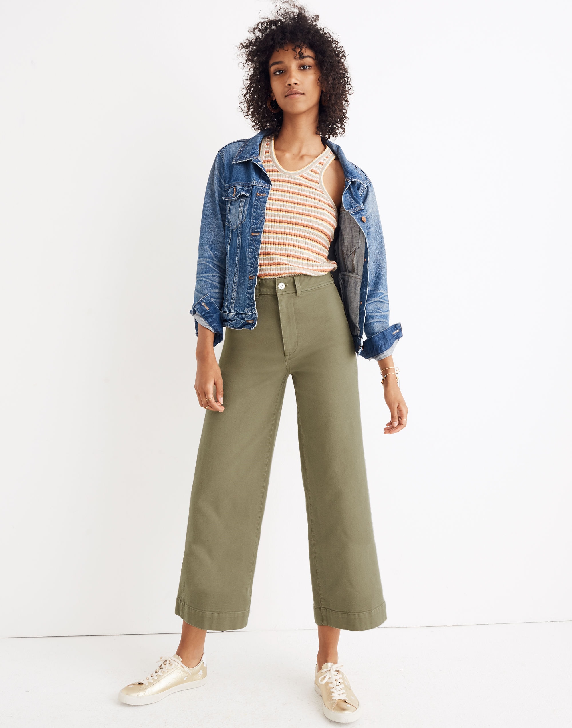 Emmett Wide-Leg Crop Pants | Madewell