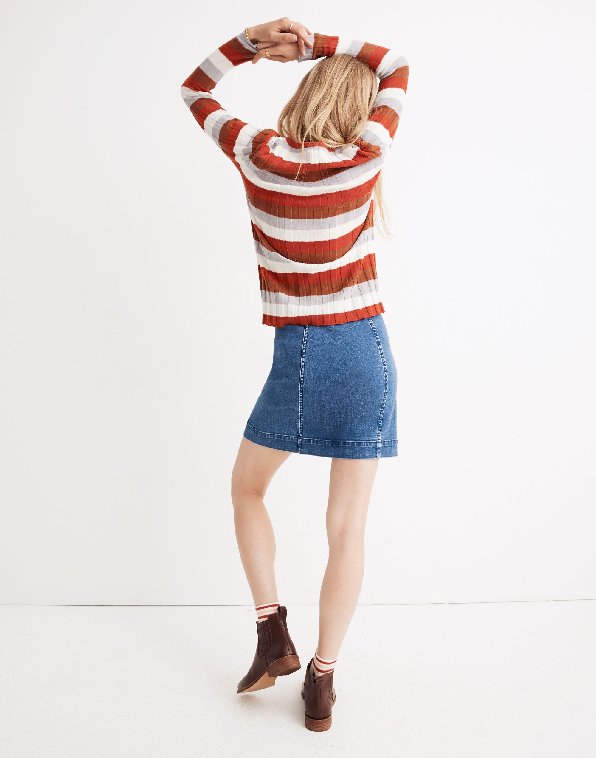 Clarkwell Pullover Sweater Stripe | Madewell