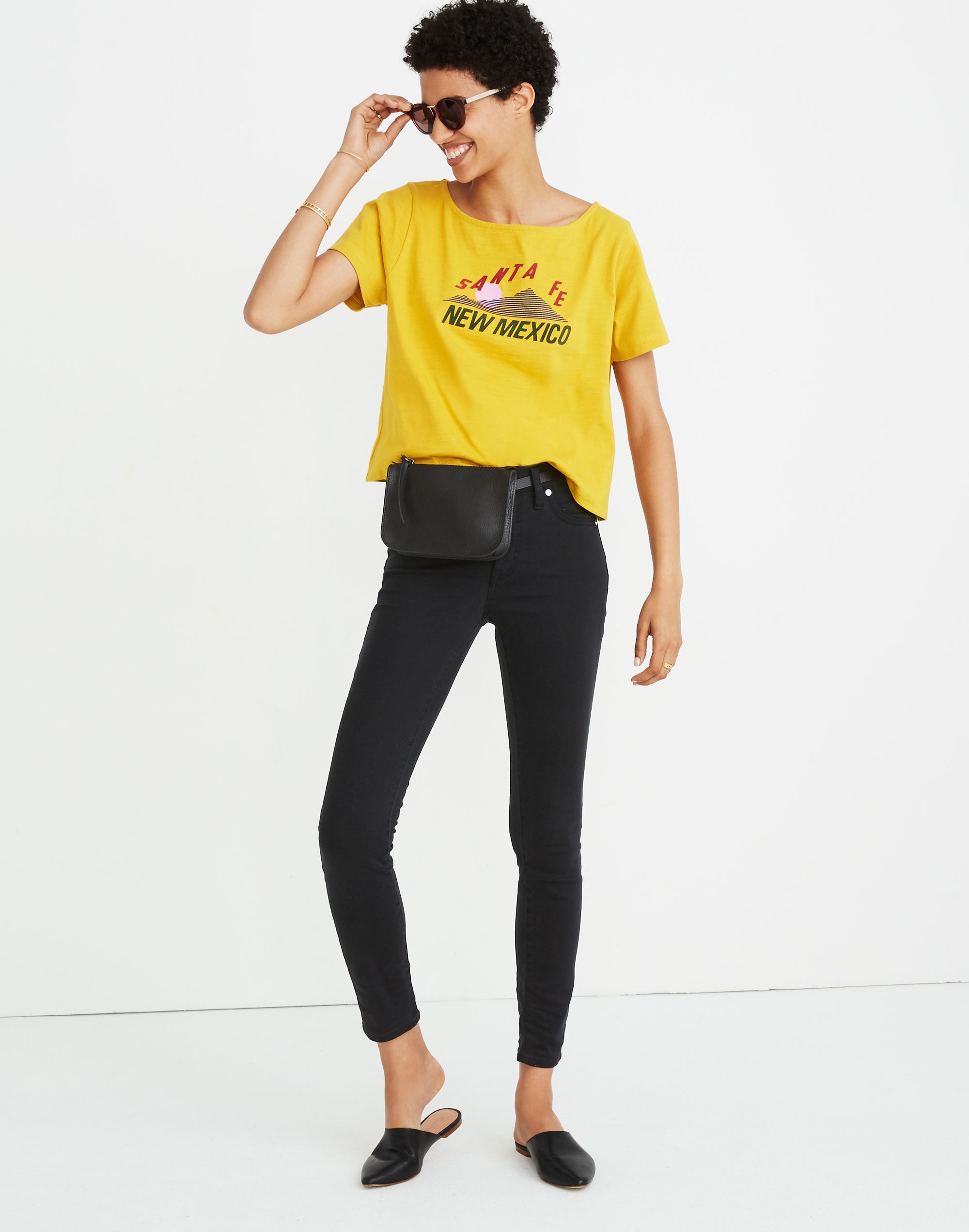 Santa Fe New Mexico Setlist Boxy Tee | Madewell