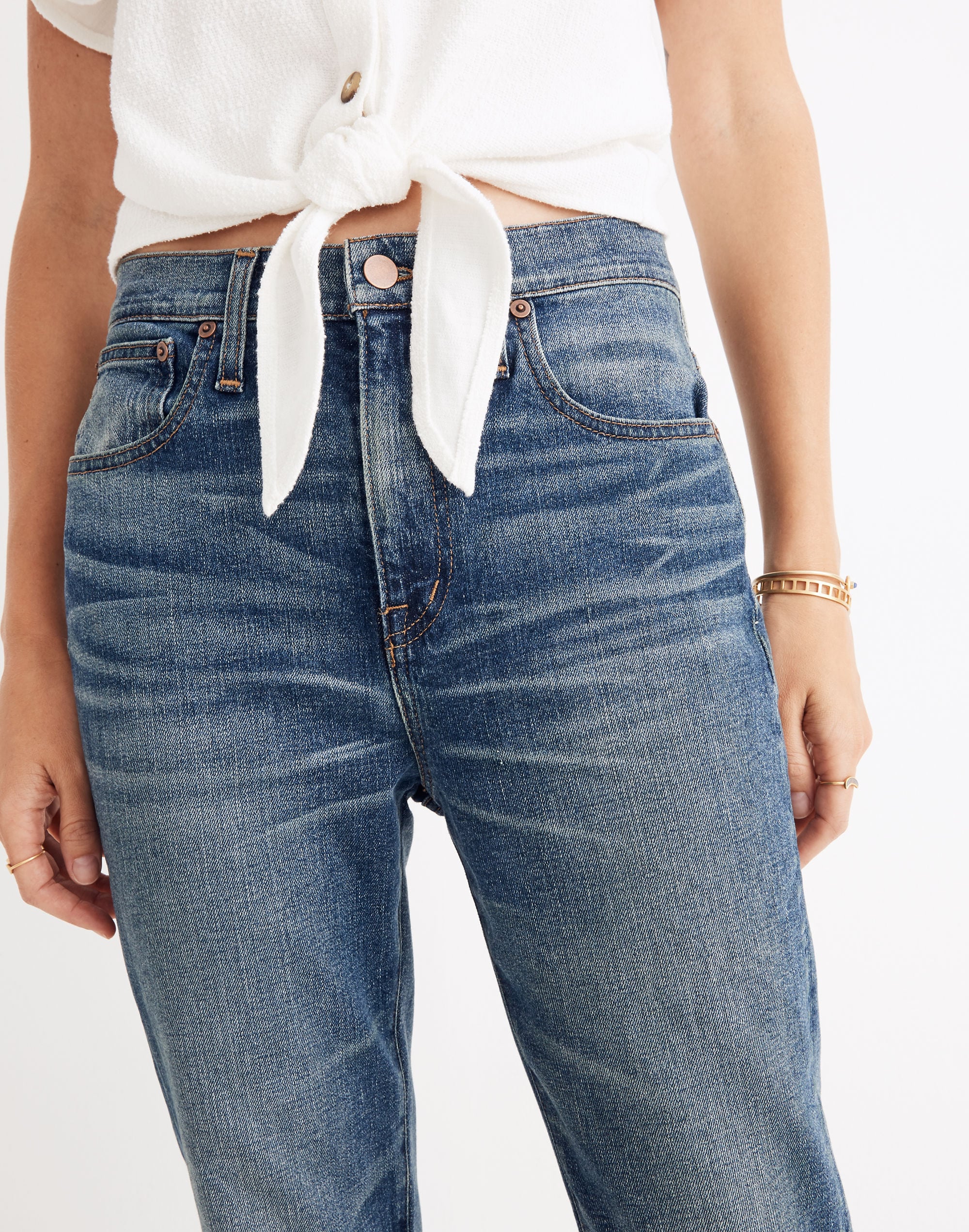 The High-Rise Slim Boyjean Frisco Wash | Madewell