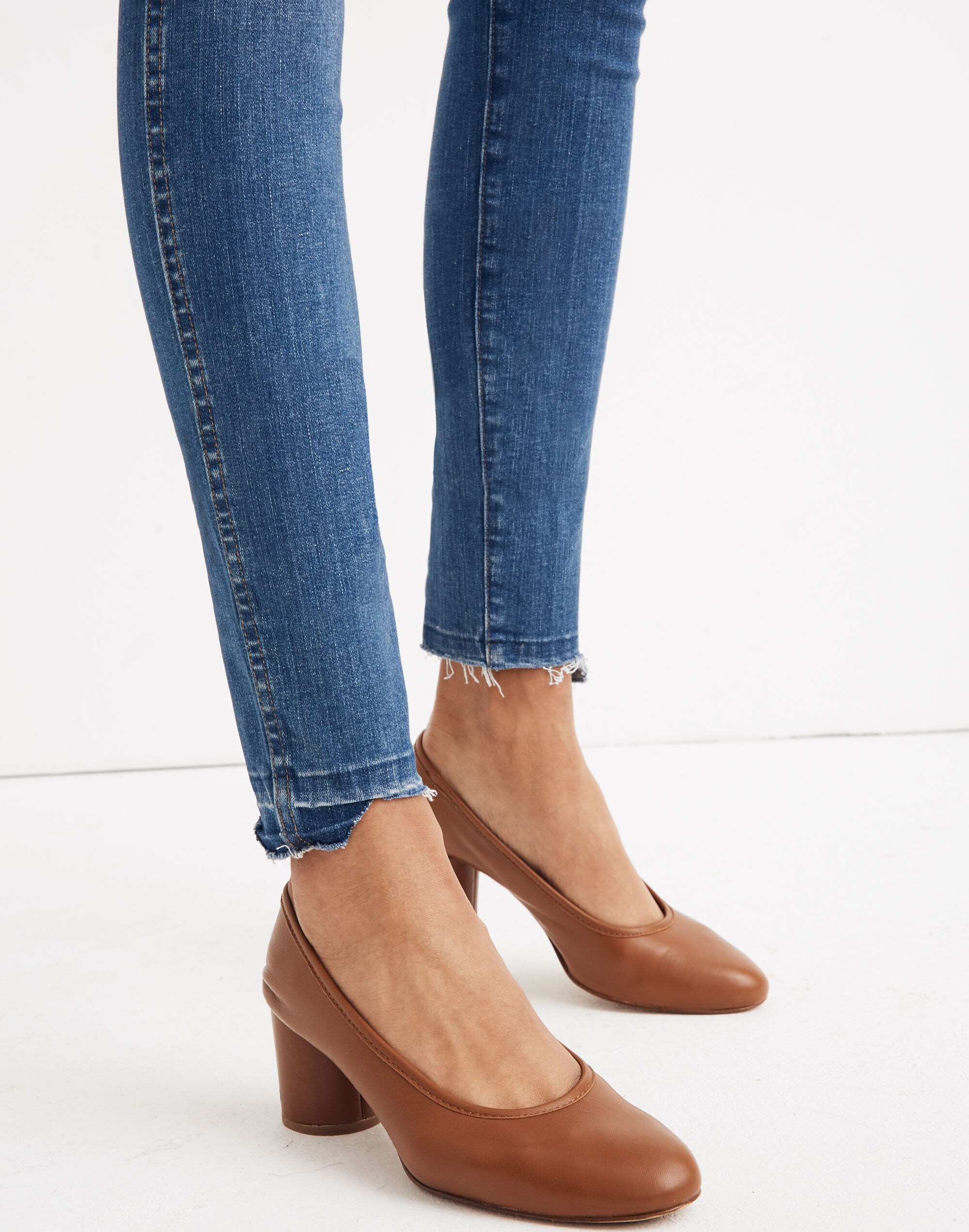 Tall 10" High-Rise Skinny Jeans: Drop Step-Hem Edition | Madewell