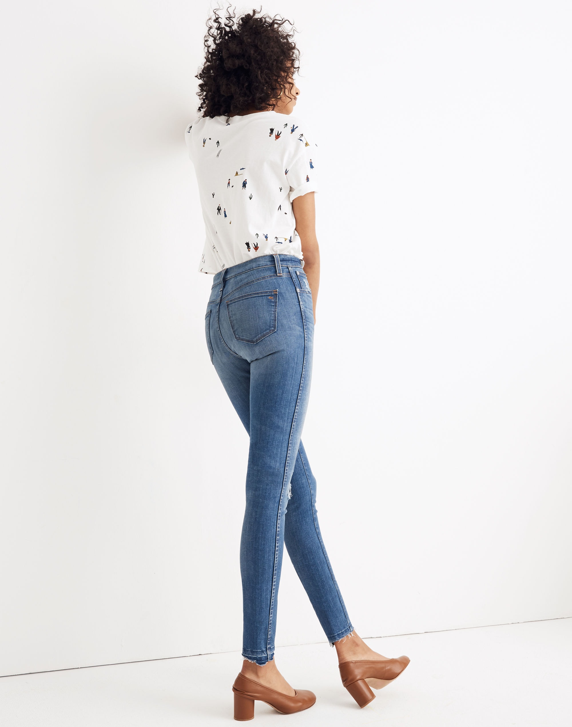 Tall 10" High-Rise Skinny Jeans: Drop Step-Hem Edition | Madewell