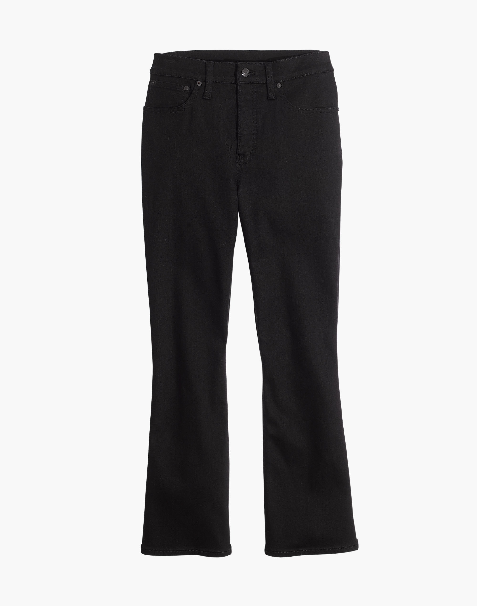 Petite Cali Demi-Boot Jeans Black Frost: TENCEL™ Denim Edition | Madewell