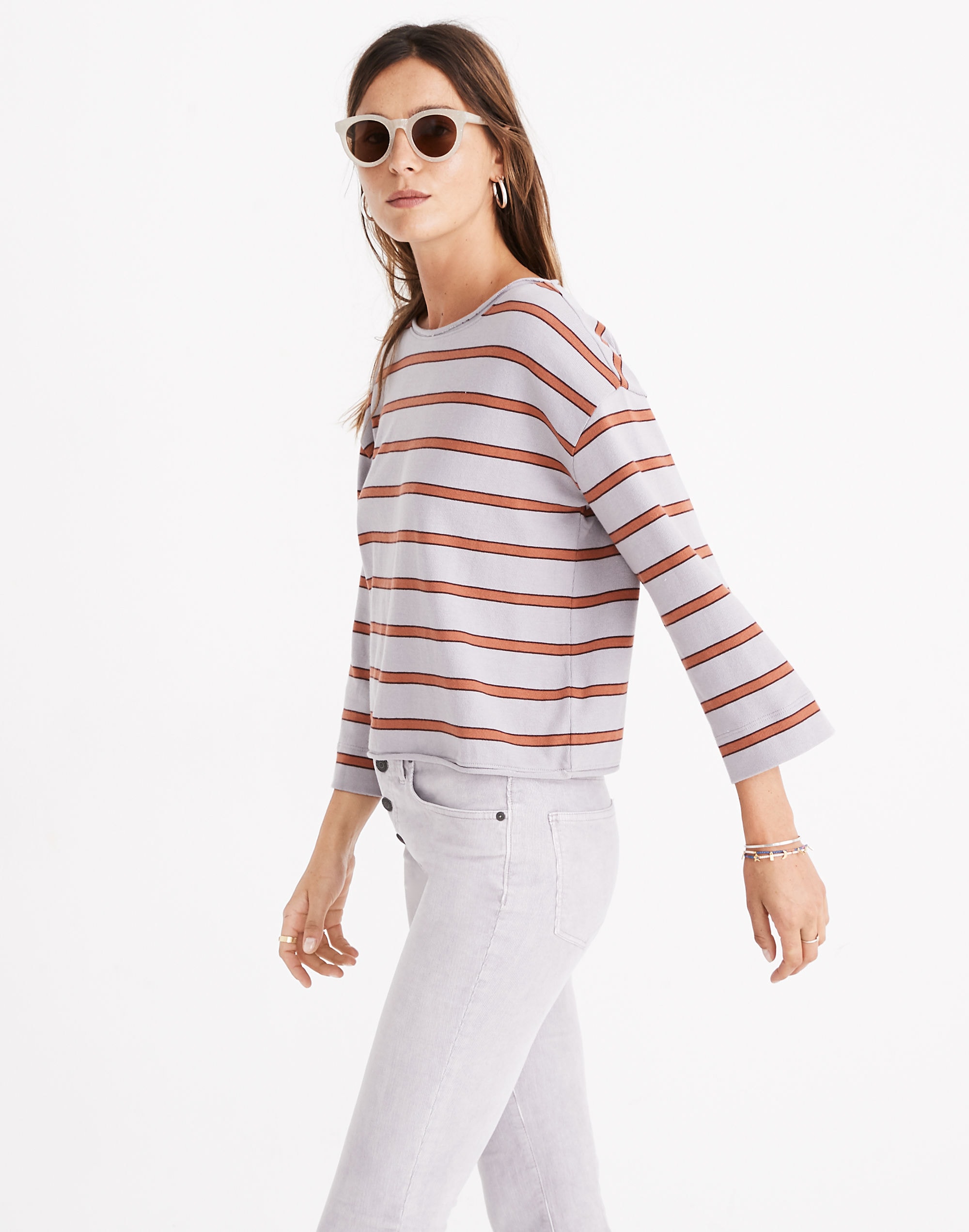 Striped Boatneck Tee | Madewell