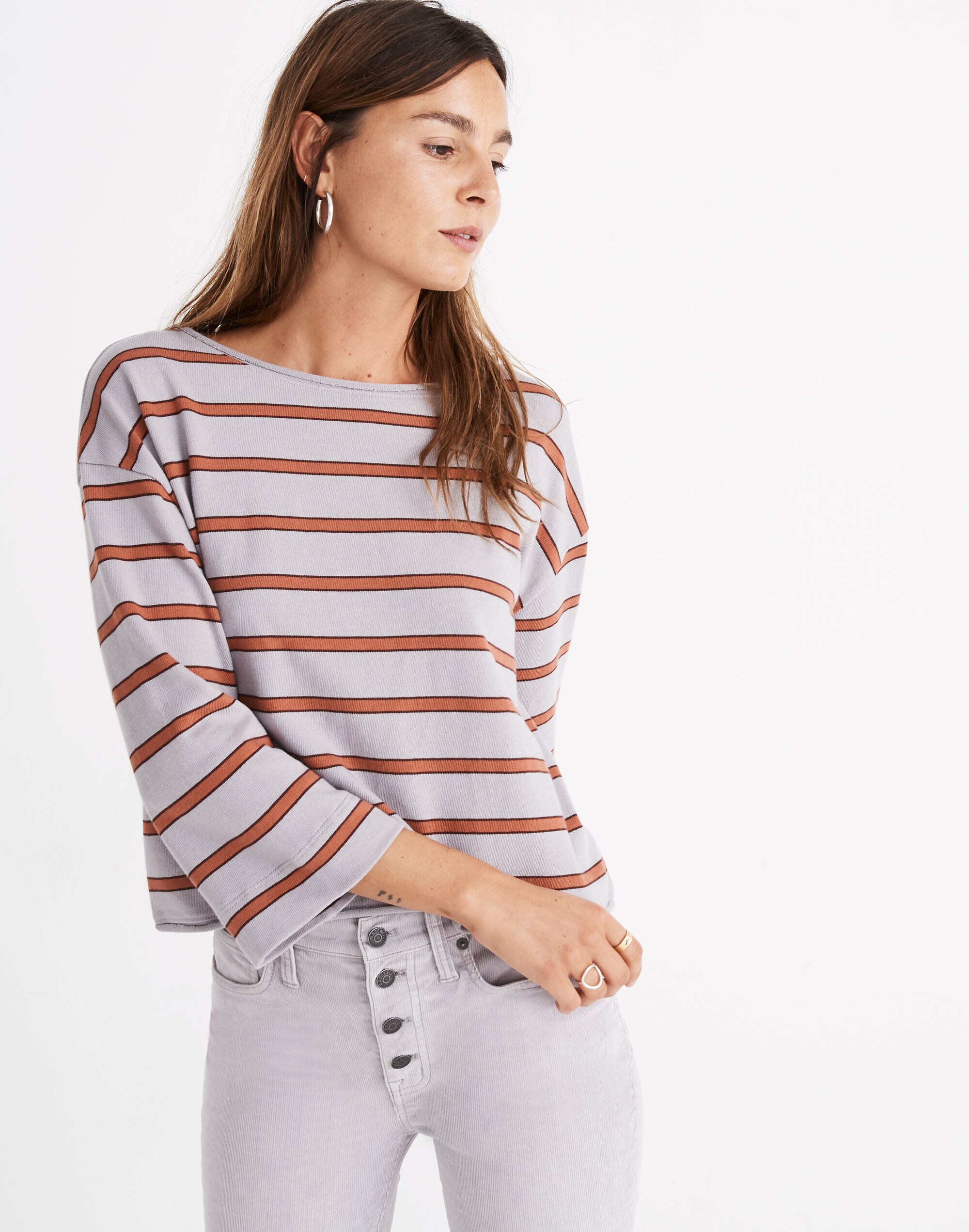 Striped Boatneck Tee | Madewell