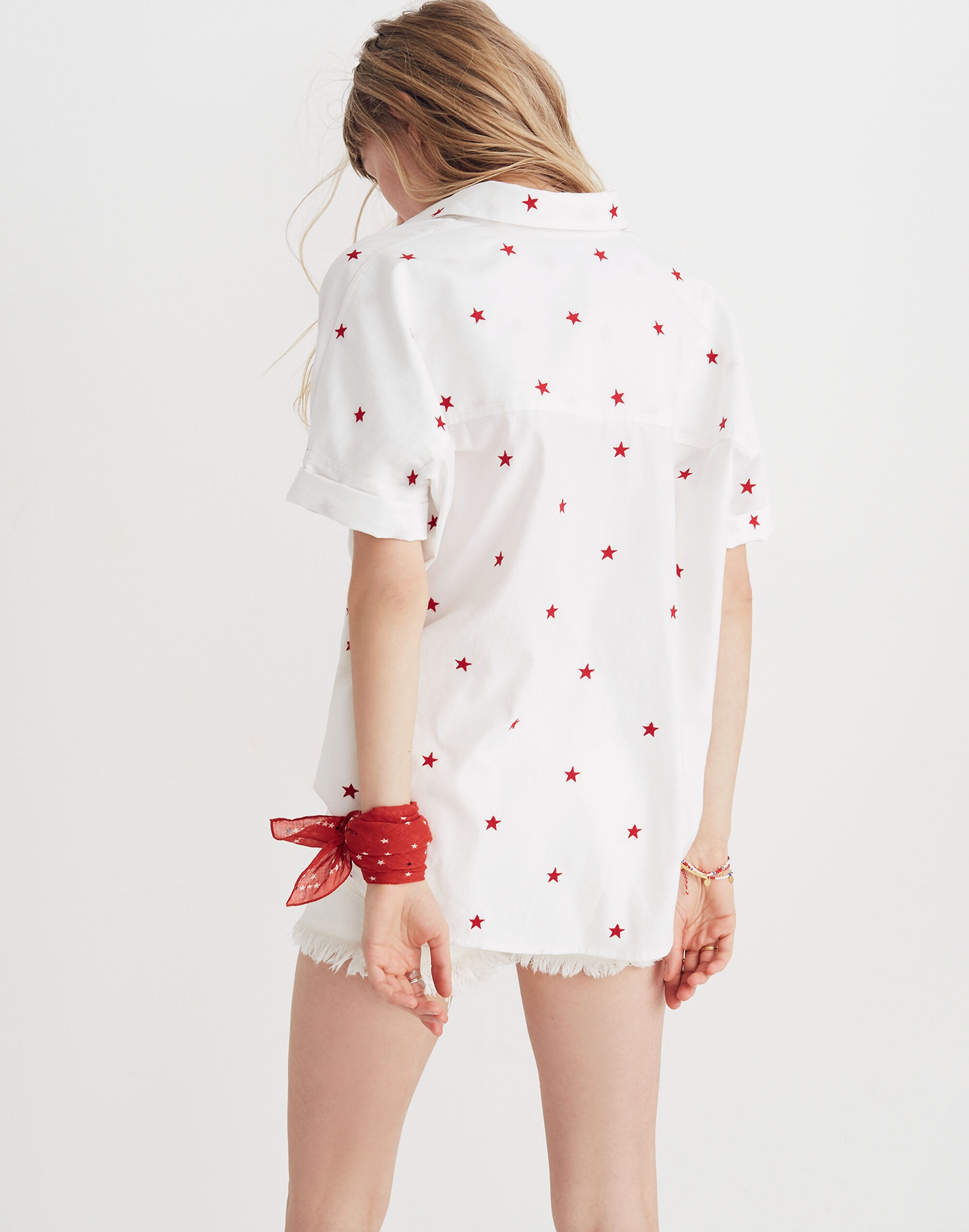 Star Embroidered Courier Shirt | Madewell