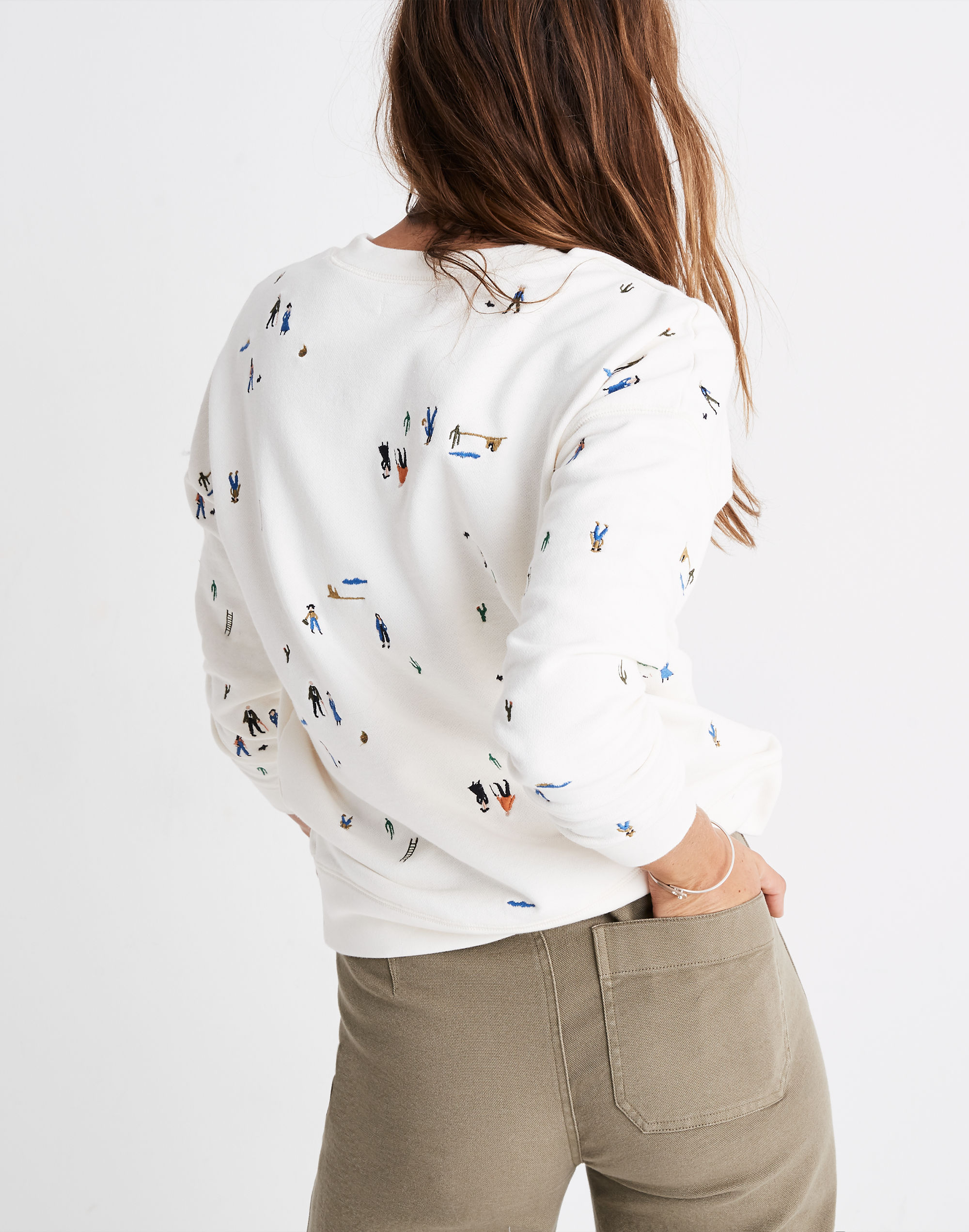 Madewell discount embroidered sweatshirt