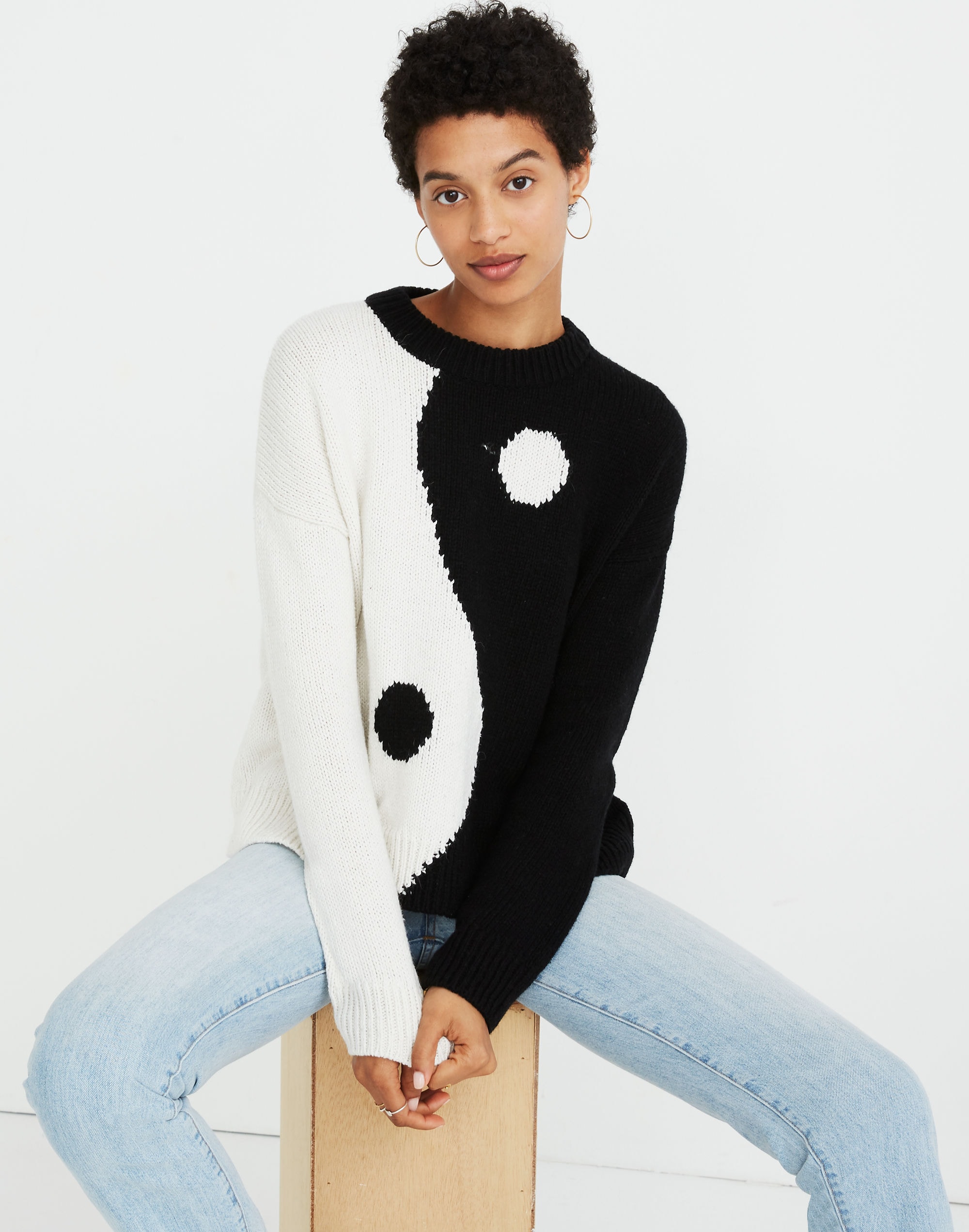 Yin-Yang Pullover Sweater | Madewell