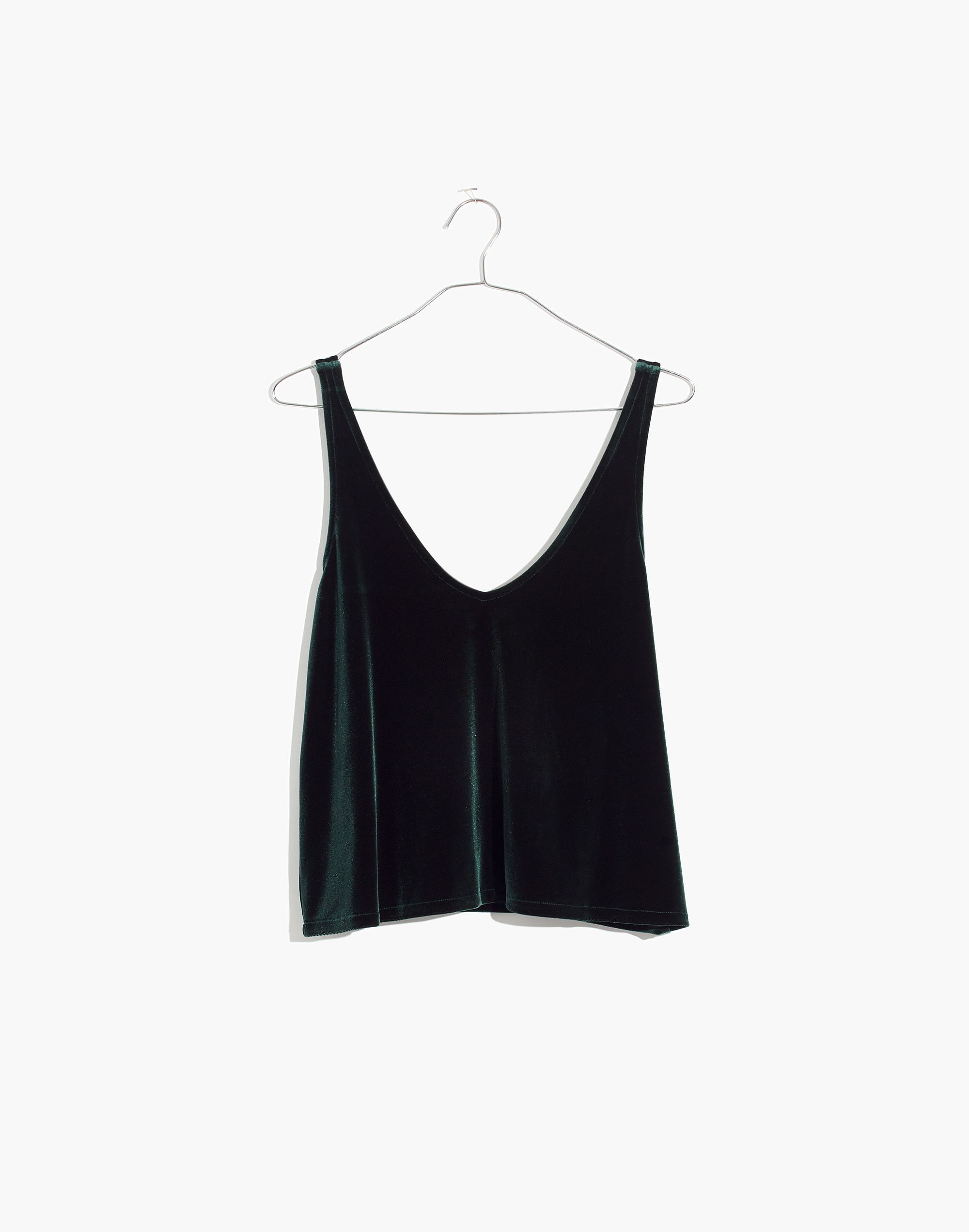 Velvet V-Neck Tank Top | Madewell