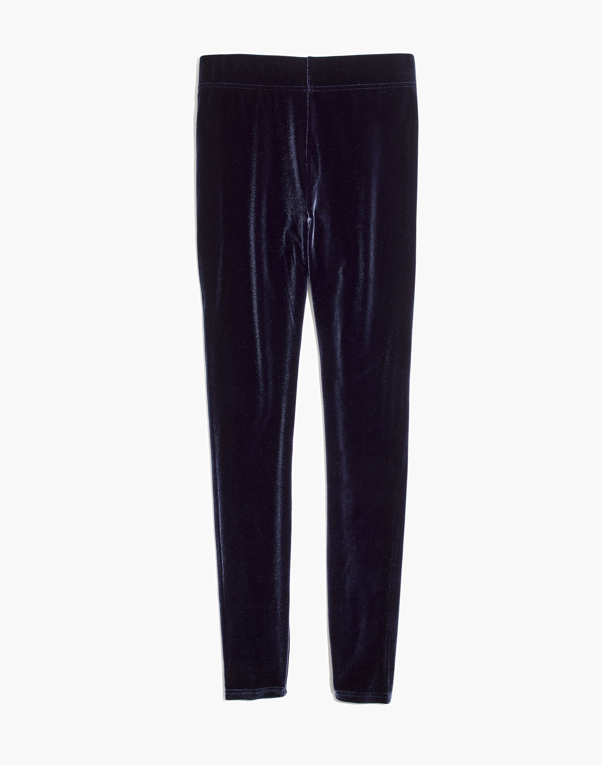 High-Rise Velvet Leggings | Madewell