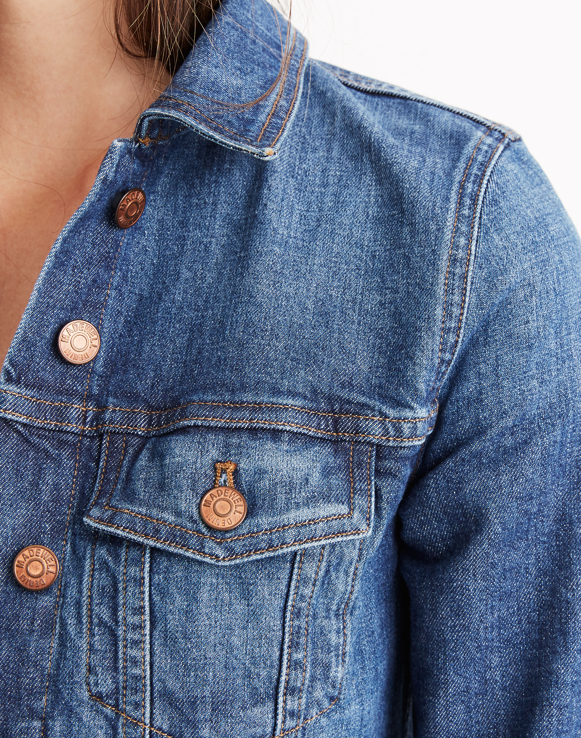 The Shrunken Stretch Jean Jacket: Eco Edition | Madewell