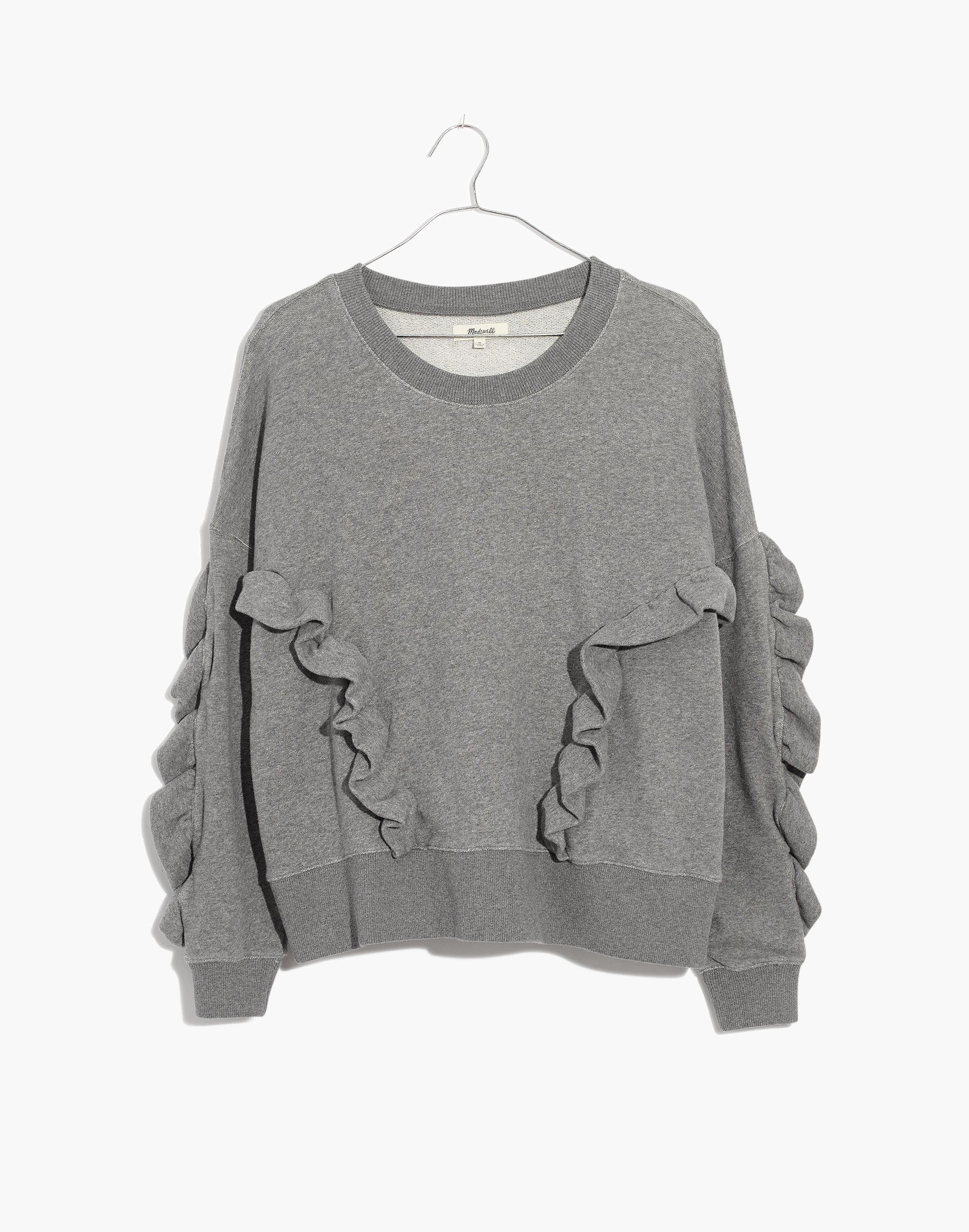 Ruffle Sweatshirt | Madewell