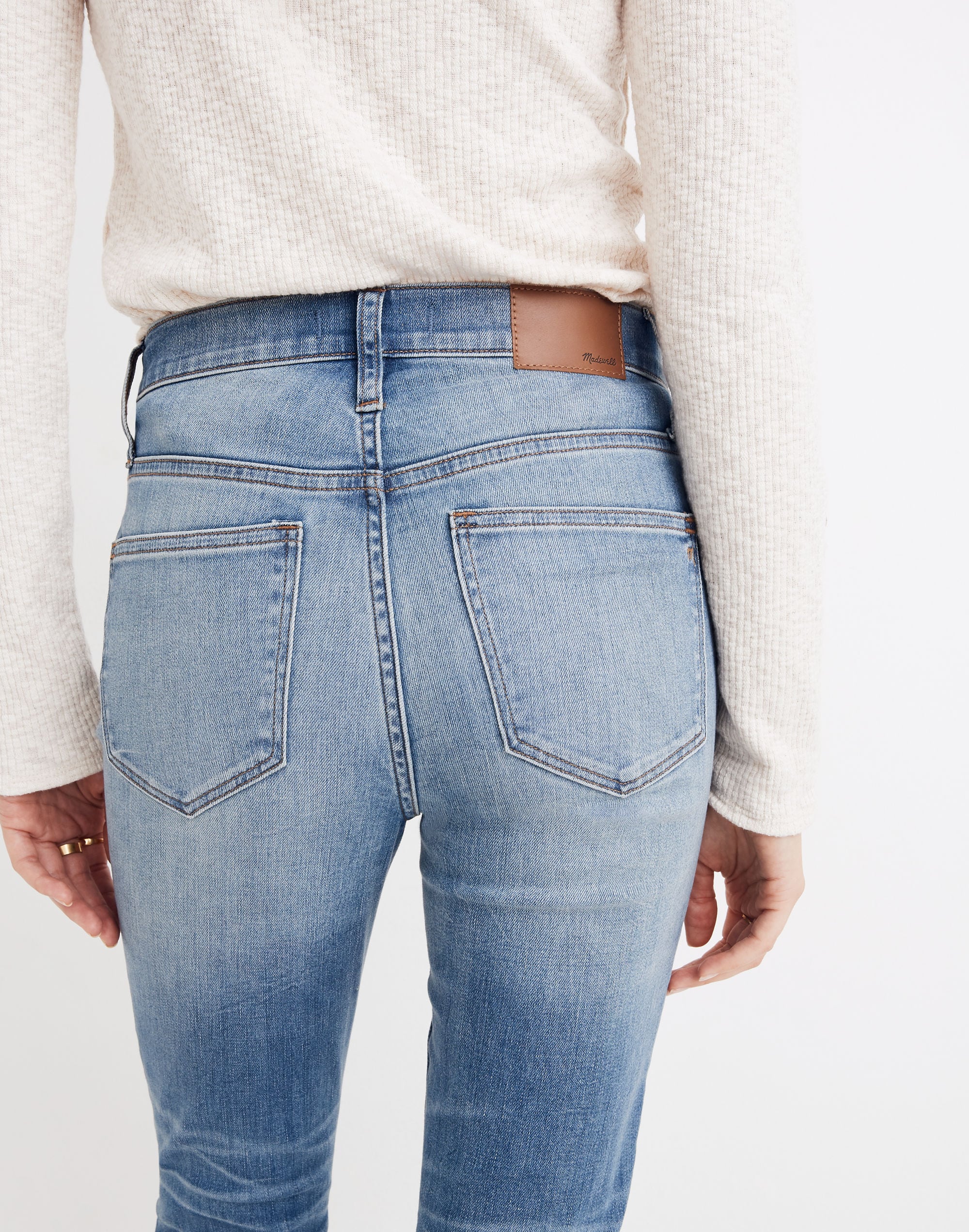 Petite Cali Demi-Boot Jeans in Bess Wash: Button-Front Edition | Madewell