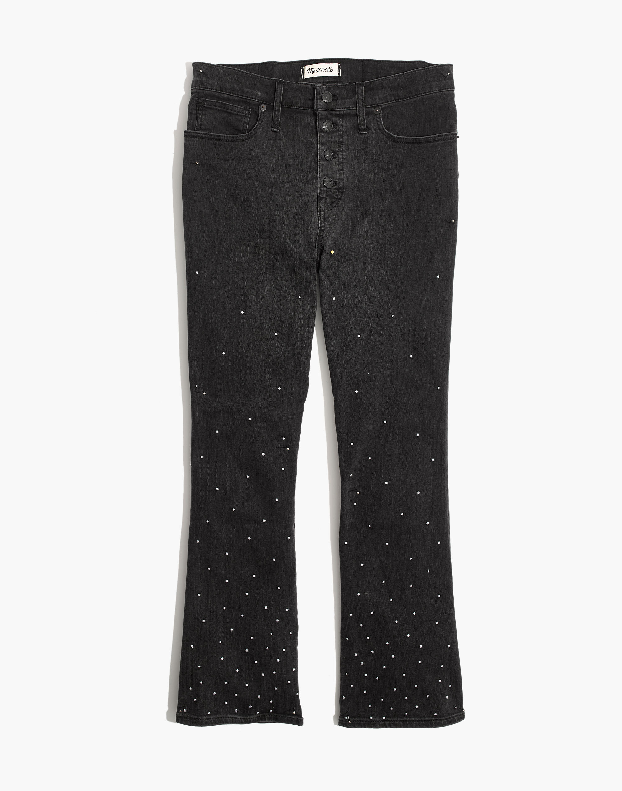 Petite Cali Demi-Boot Jeans: Scattered Metallic Dots Edition | Madewell