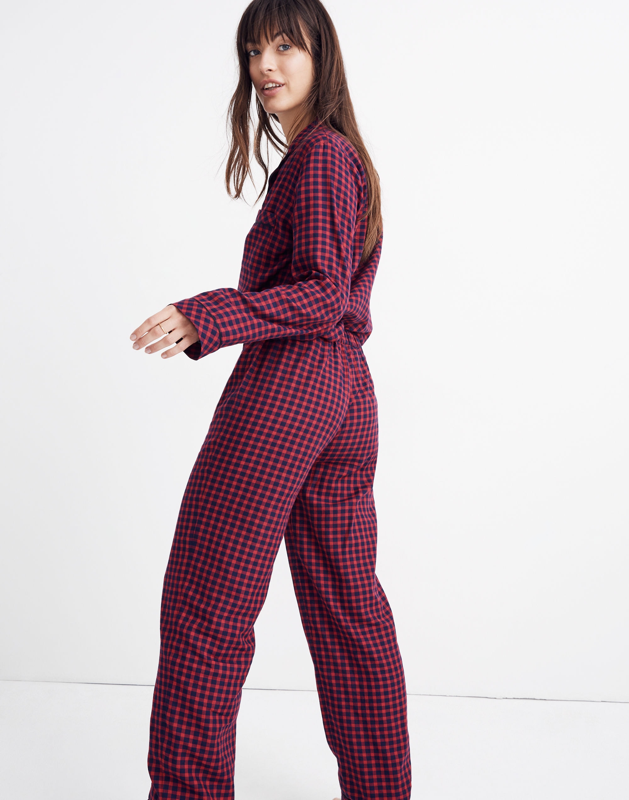 Bedtime Pajama Pants in Gingham Check | Madewell