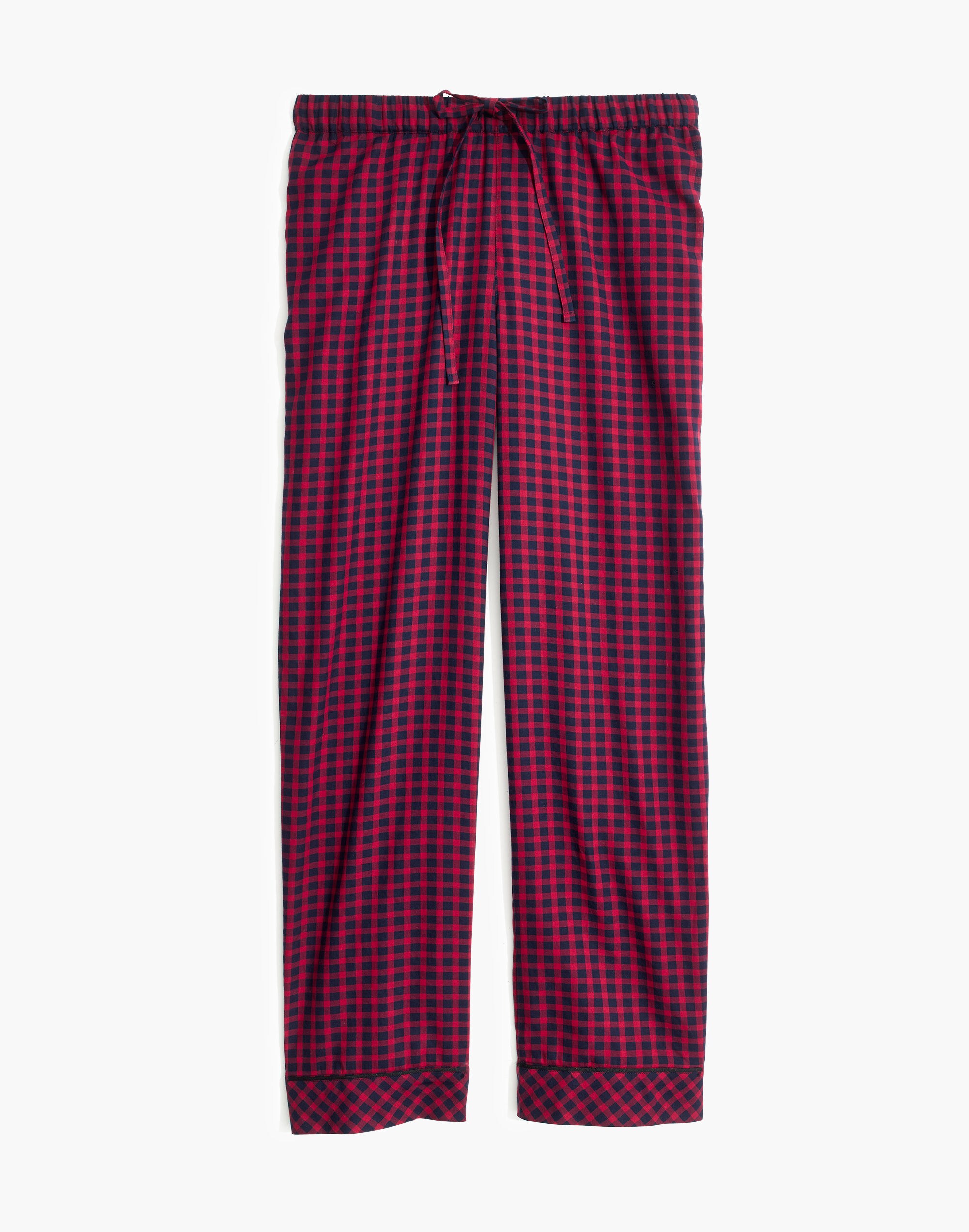 Bedtime Pajama Pants in Gingham Check | Madewell