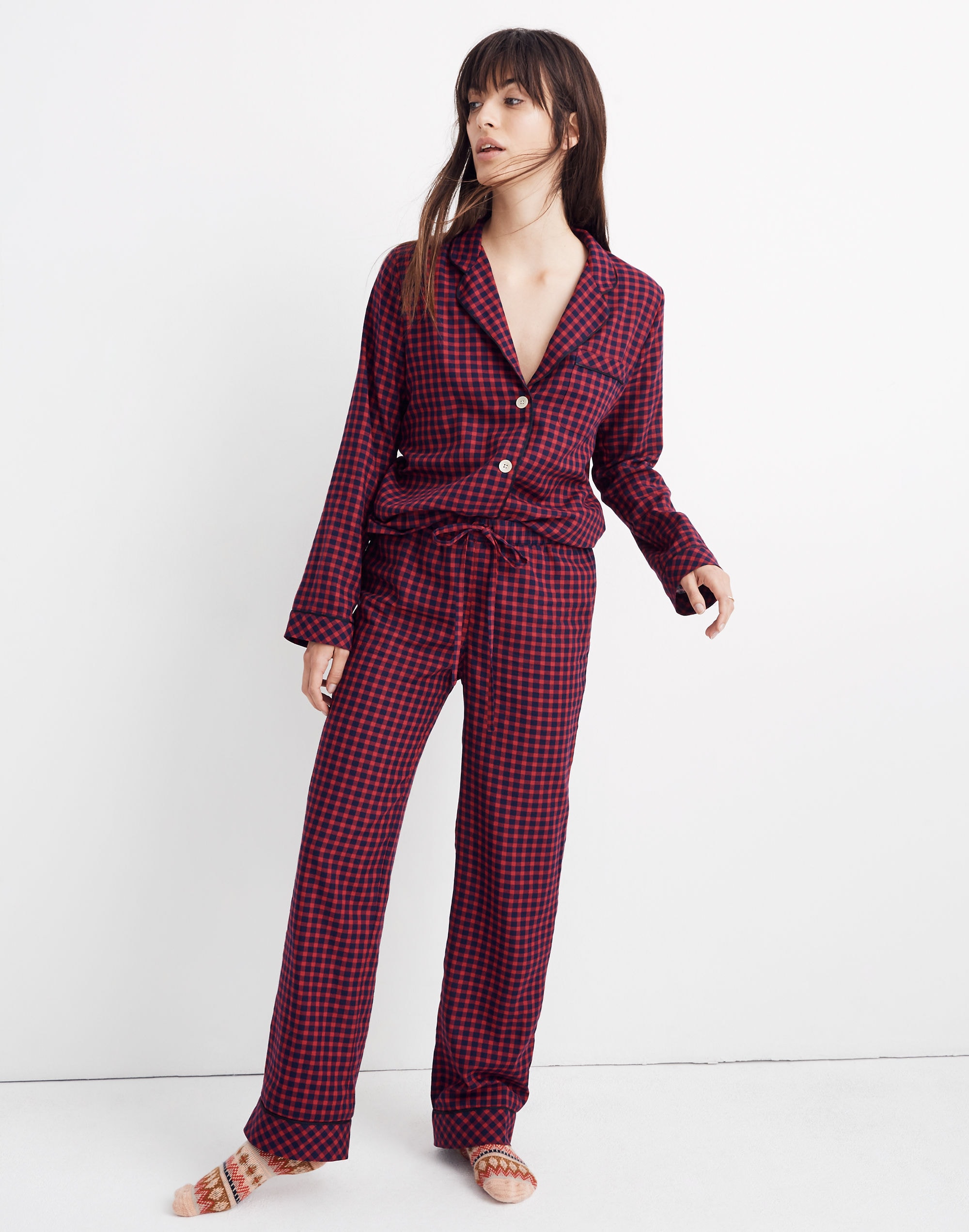 Bedtime Pajama Pants in Gingham Check | Madewell