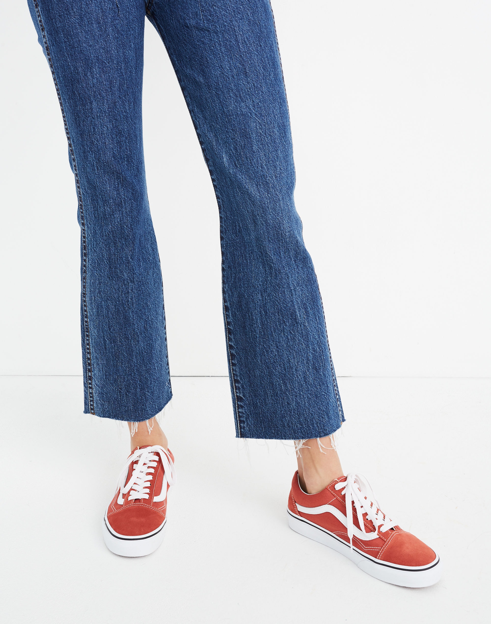 Rigid Demi-Boot Crop Jeans MacGill Wash | Madewell