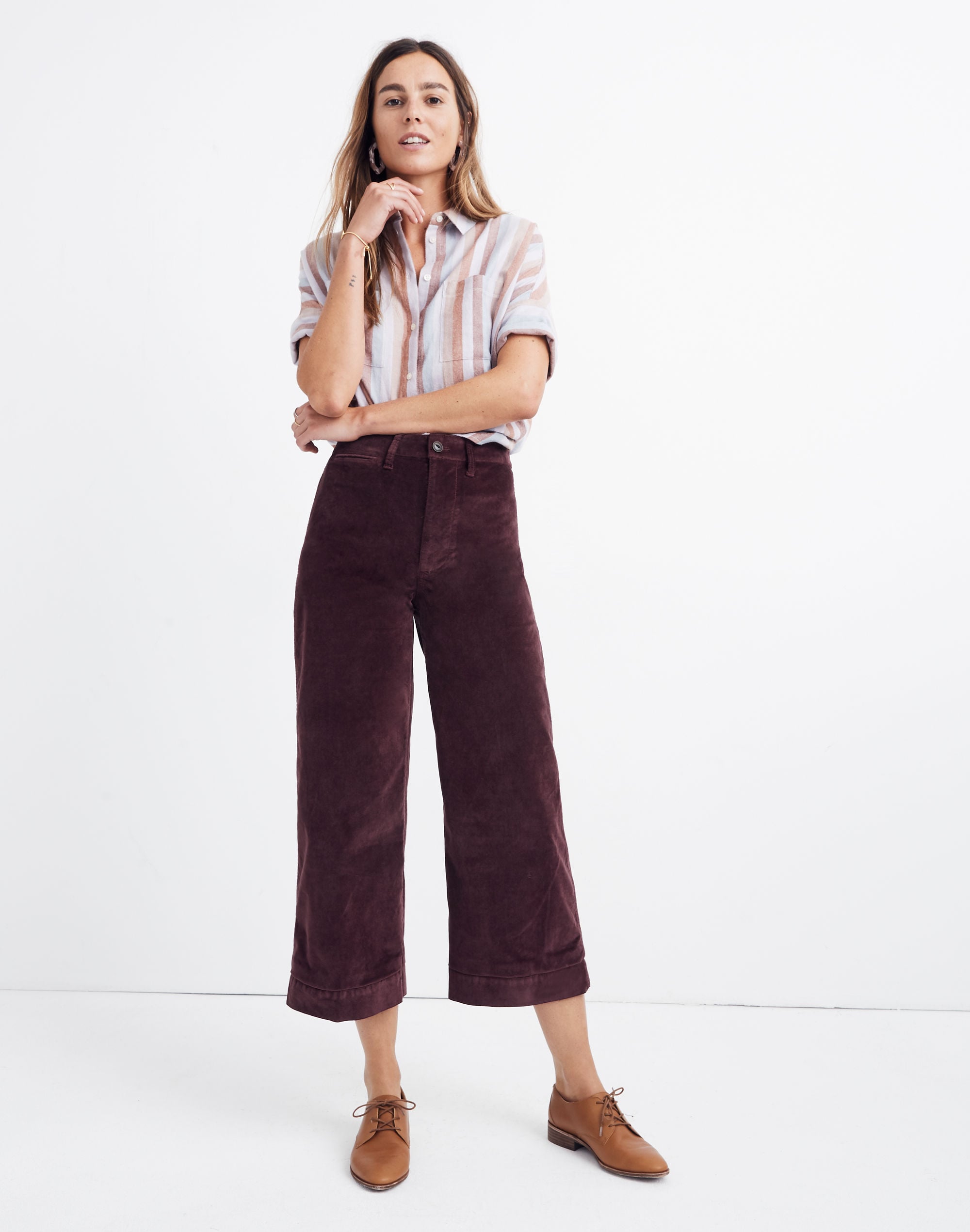 Madewell shops cropped pants