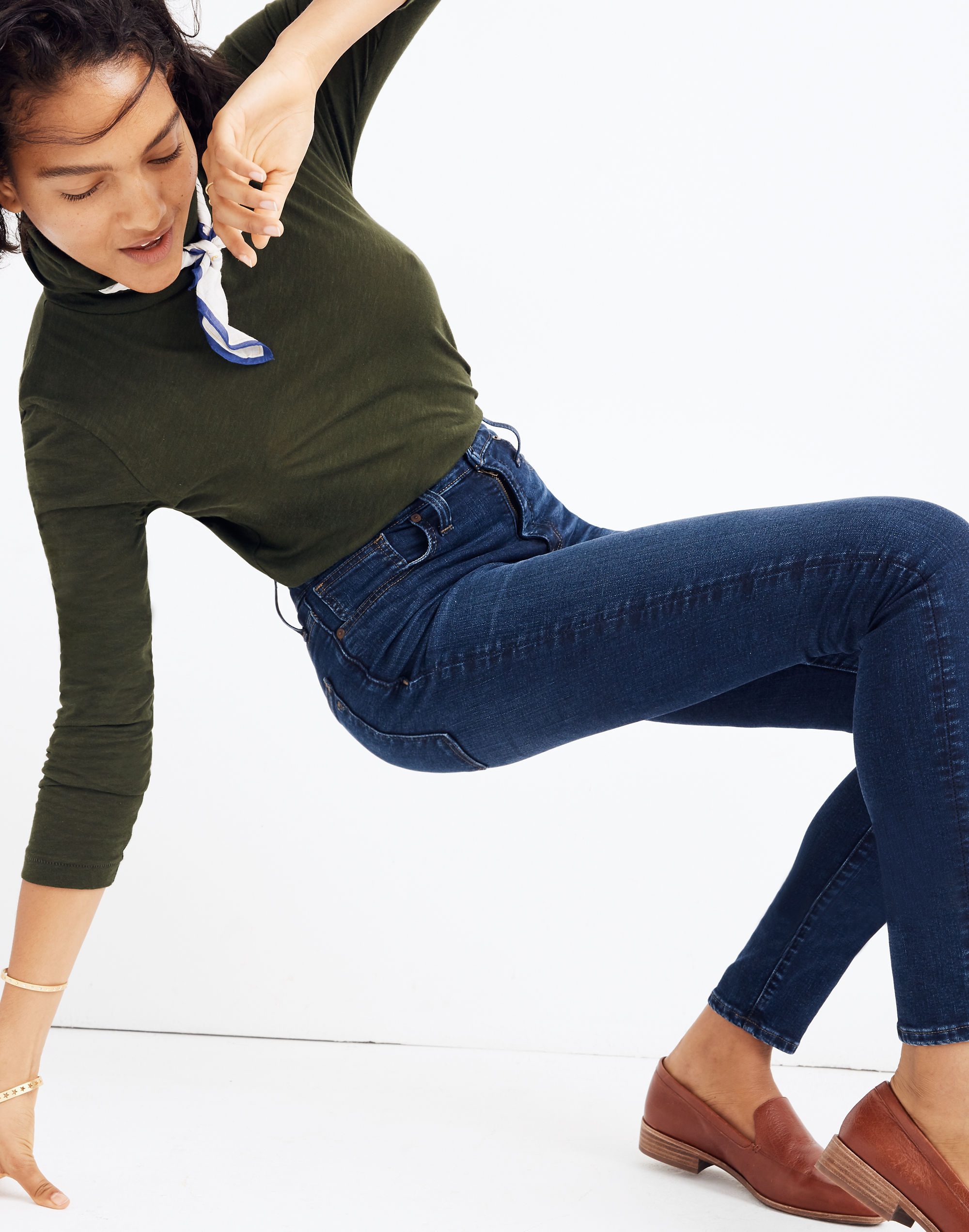 Petite Curvy High-Rise Skinny Jeans Tarren Wash: THERMOLITE® Edition | Madewell