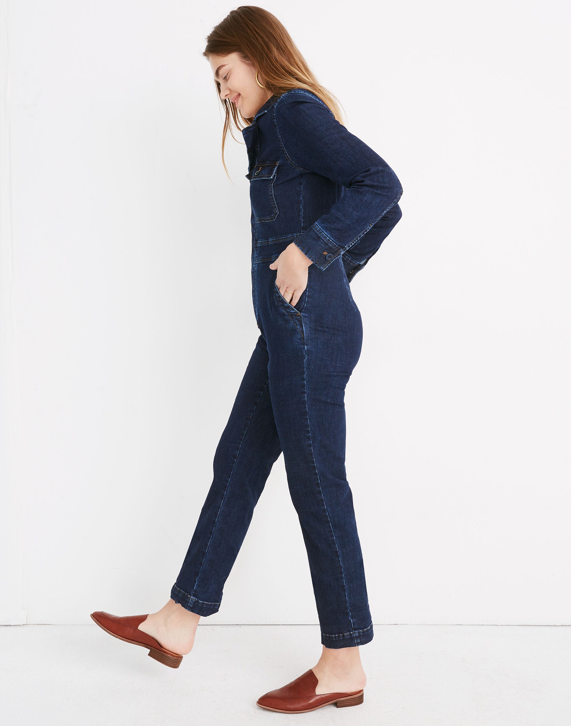 Denim Slim Coverall Jumpsuit | Madewell