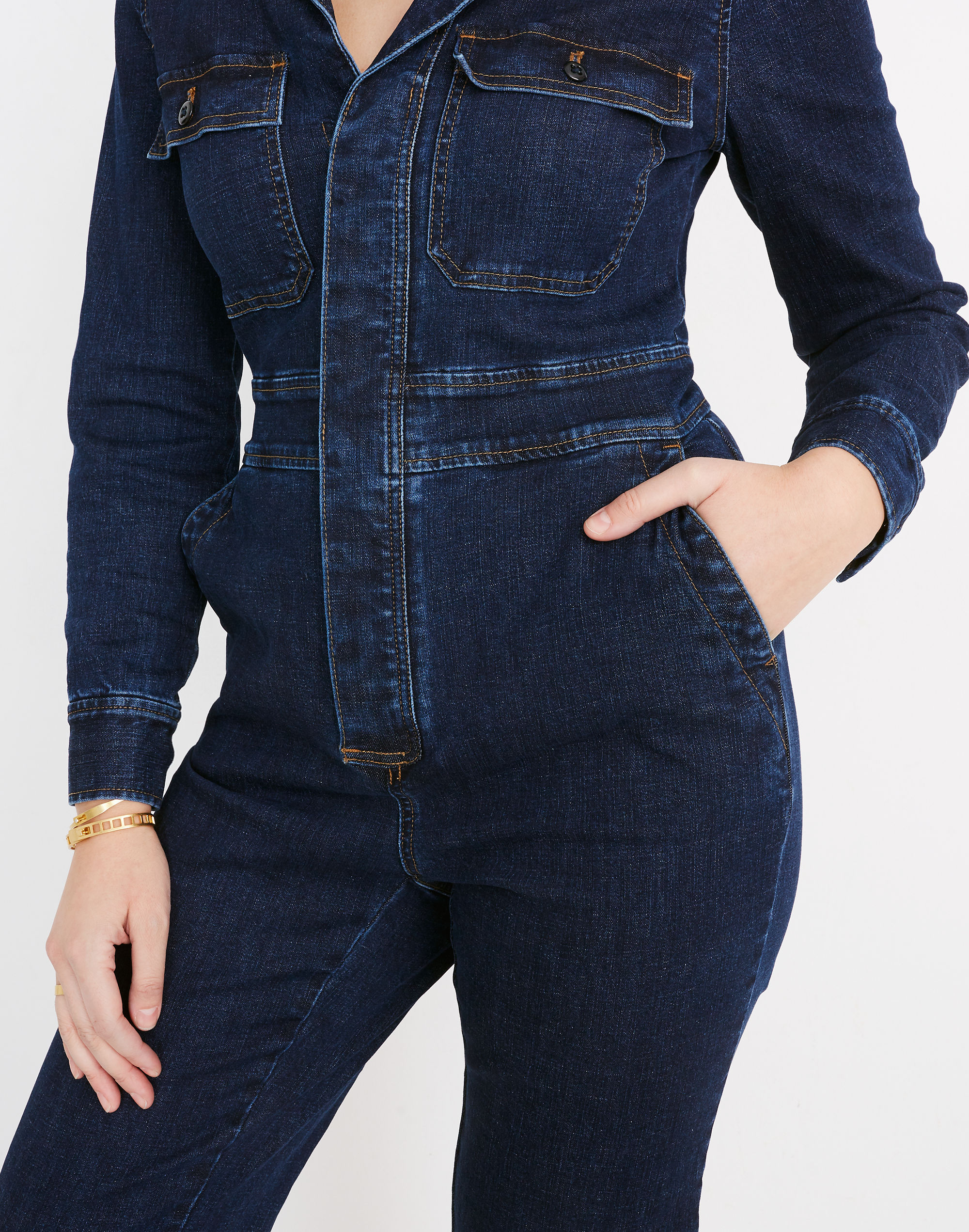 Denim Slim Coverall Jumpsuit | Madewell