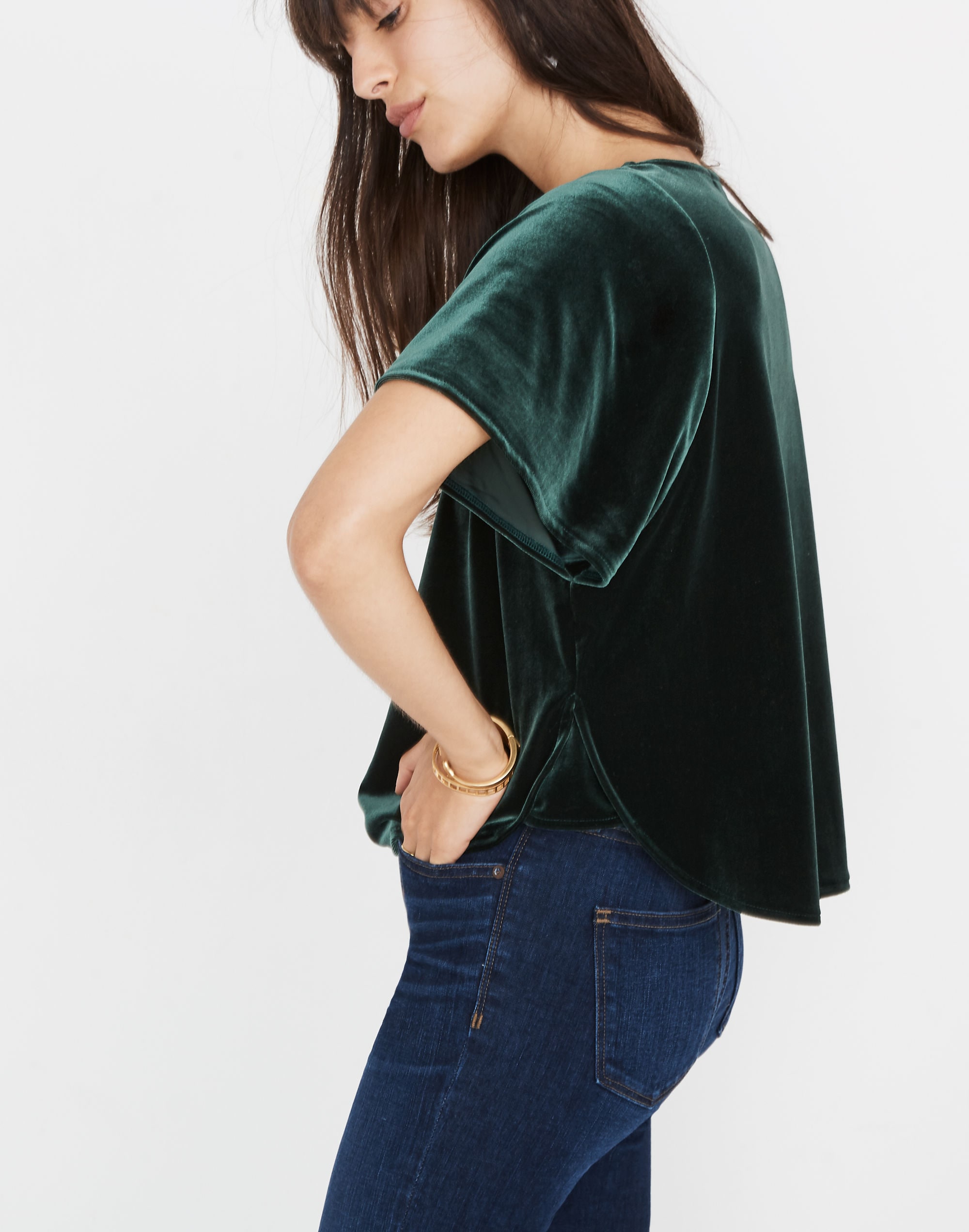 Velvet Butterfly Top | Madewell