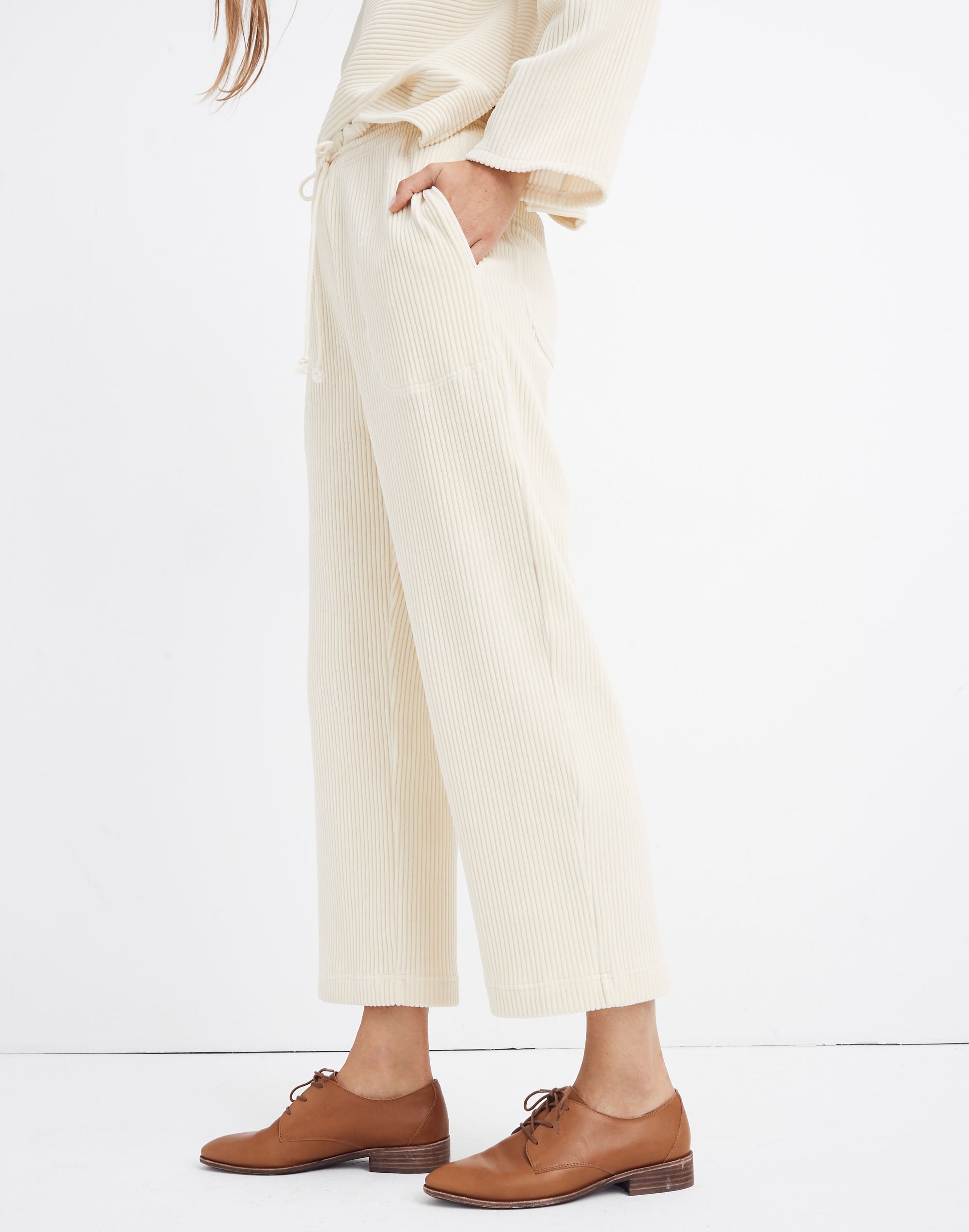 Texture & Thread Velour Corduroy Pants | Madewell