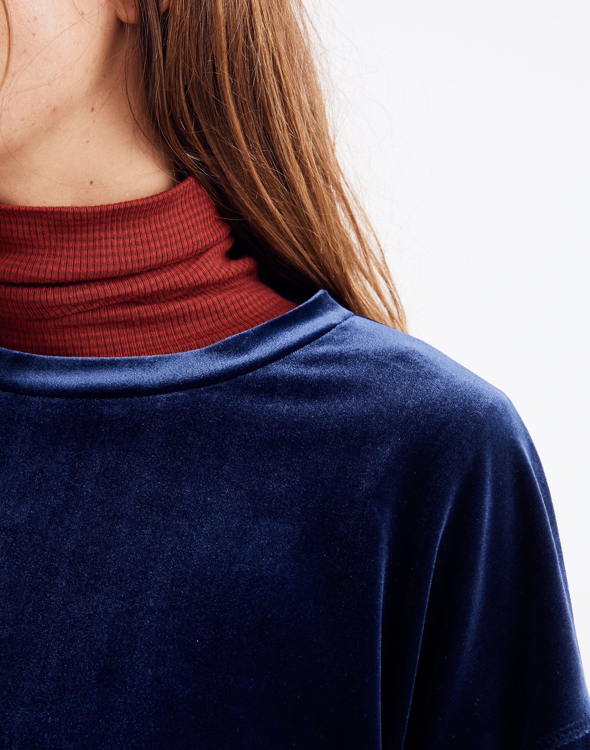 Velvet Balloon-Sleeve Sweatshirt | Madewell