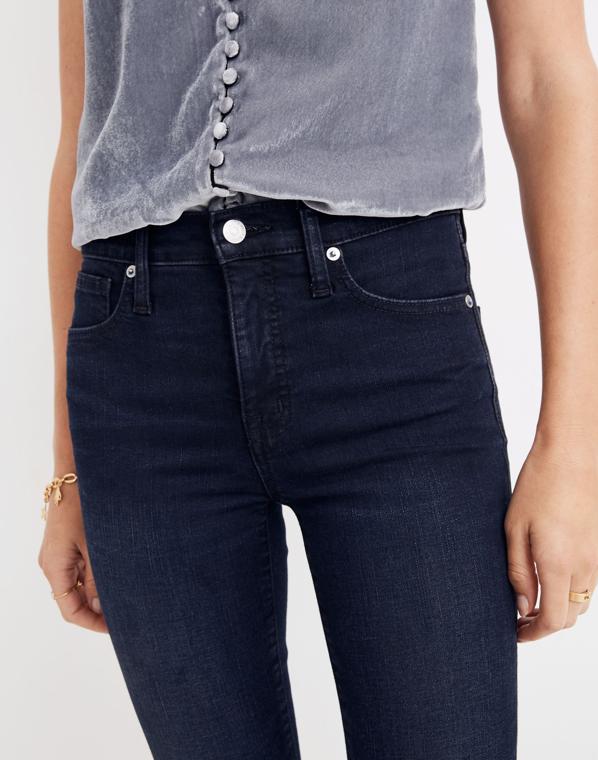 9" Mid-Rise Skinny Jeans Cold Blue Wash | Madewell