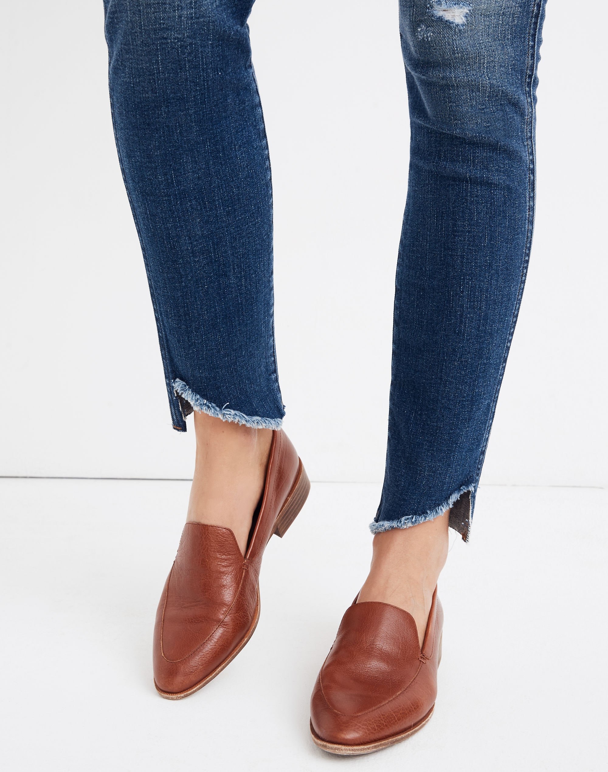 Petite 10" High-Rise Skinny Jeans: Cutout Tulip Hem Edition | Madewell