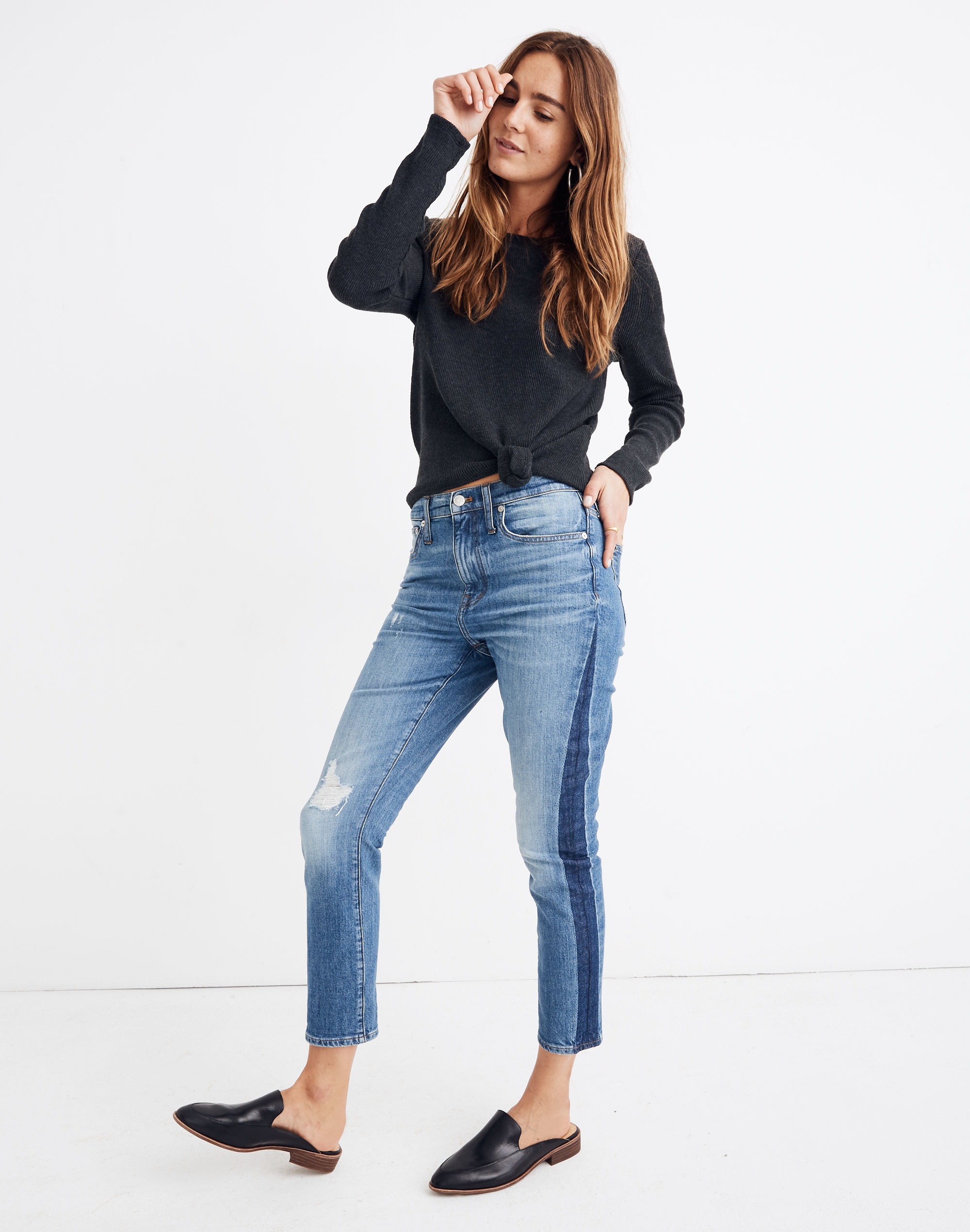 The High-Rise Slim Boyjean Raebrook Wash: Eco Edition | Madewell