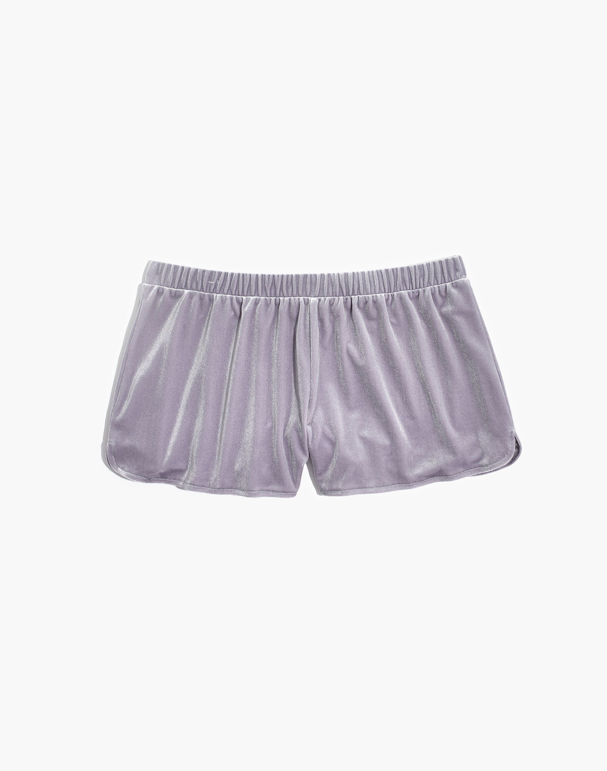 Velvet Pajama Shorts | Madewell