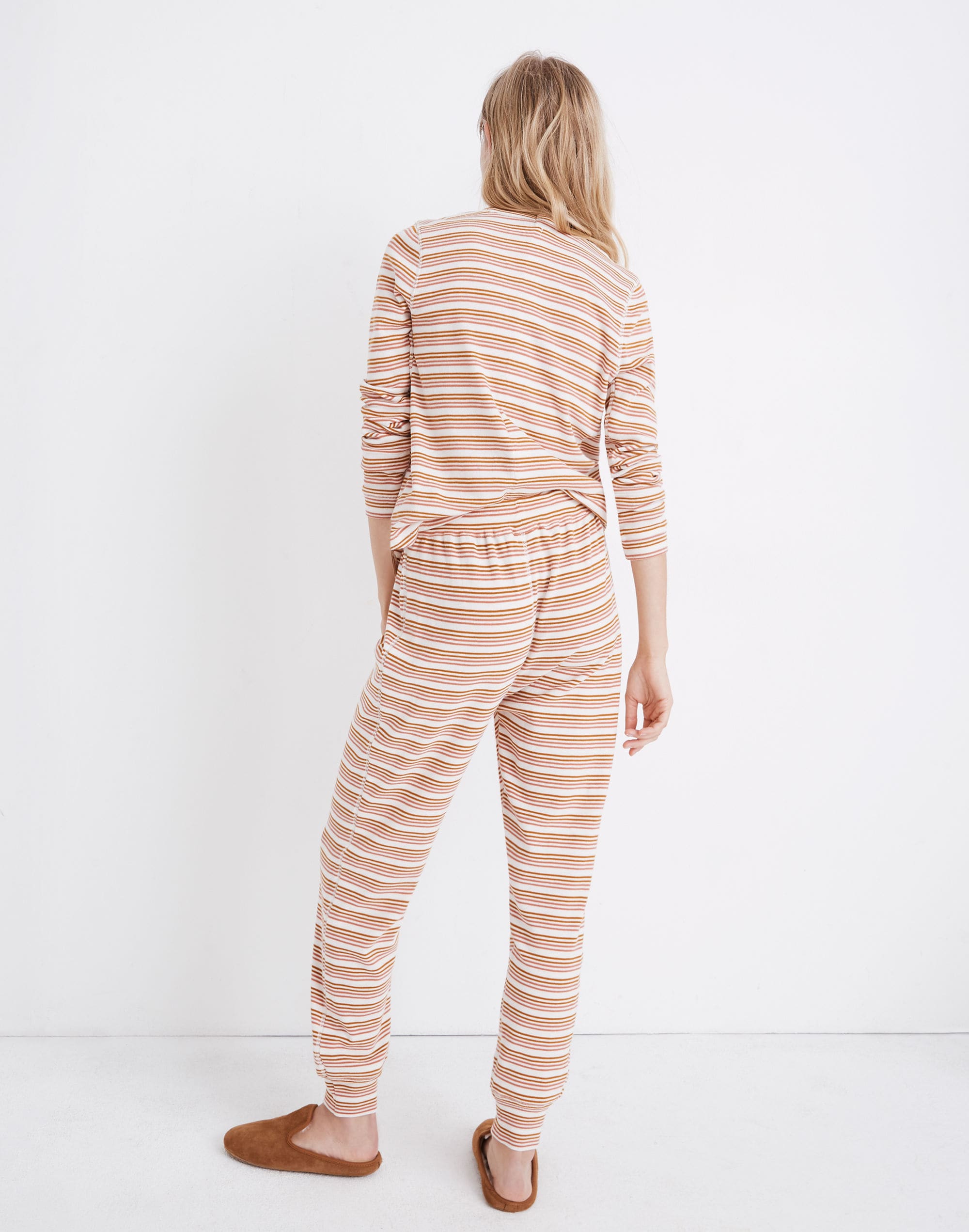 Honeycomb Pajama Sweatpants in Kasson Stripe | Madewell