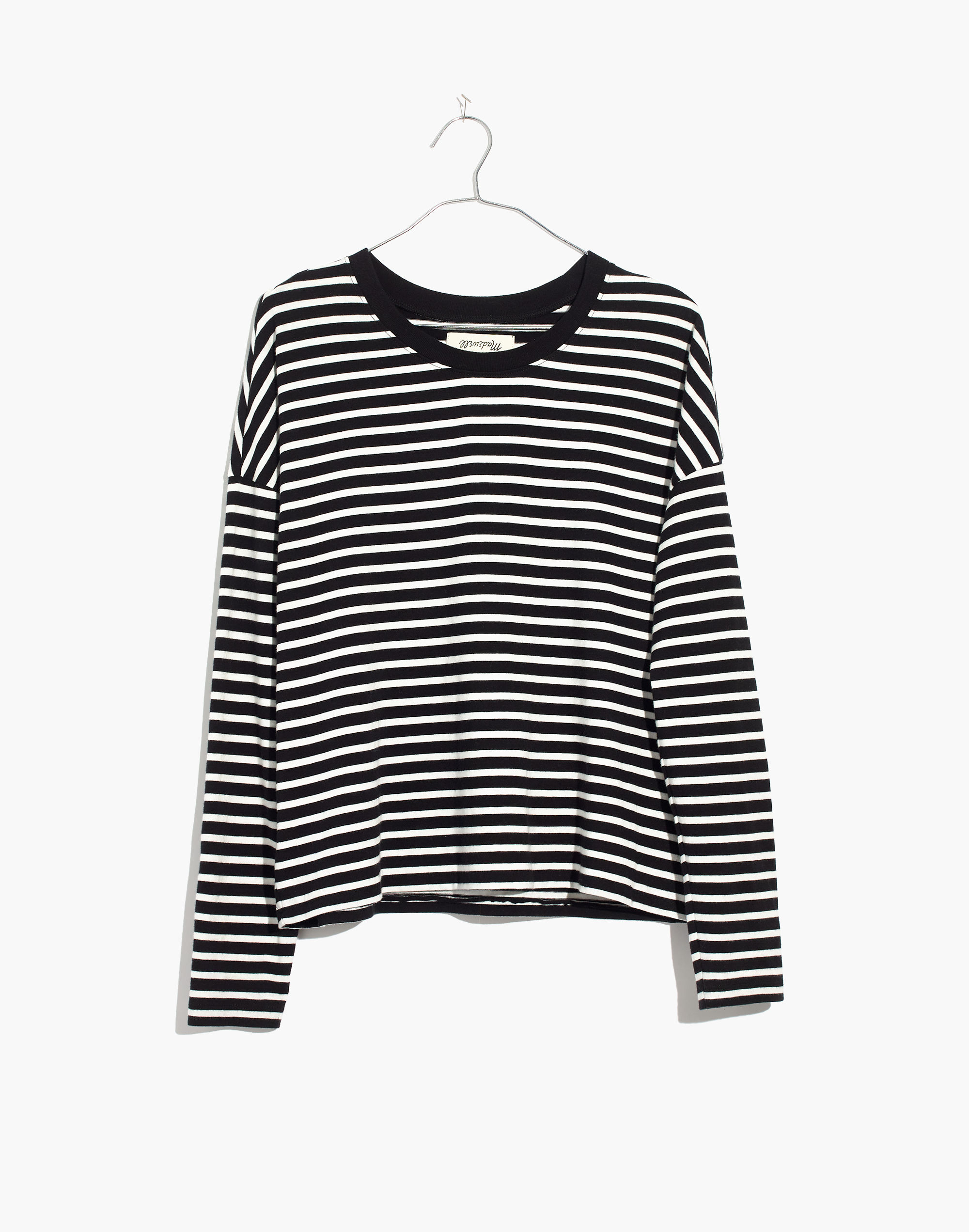 Triblend Ex-Boyfriend Long-Sleeve Tee Baden Stripe | Madewell