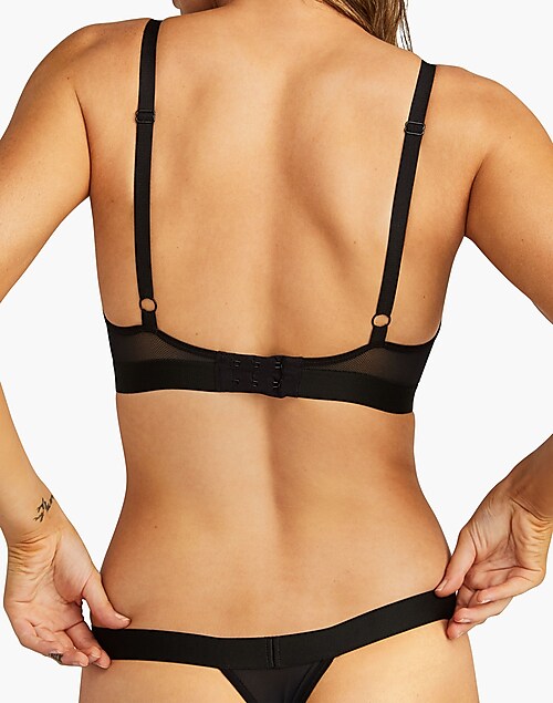 Sieve Cutout Bra in Black  Cutout Bralette - Women's Underwear