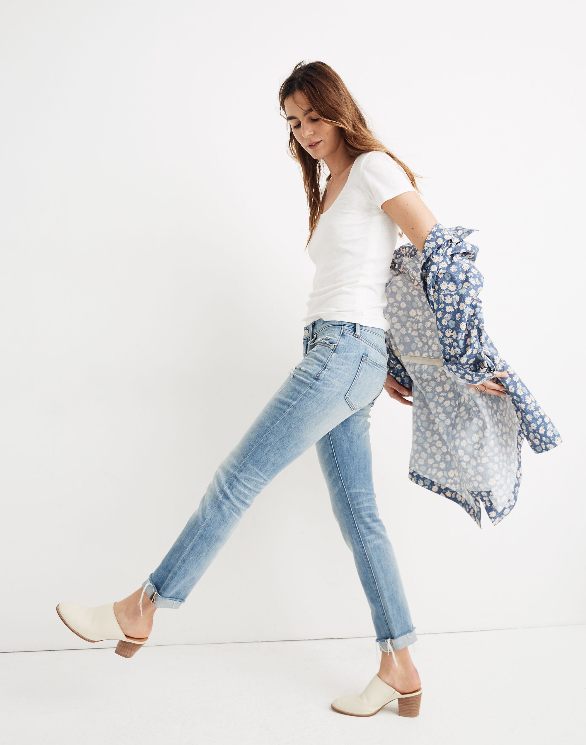 The Petite Slim Boyjean Carlson Wash | Madewell