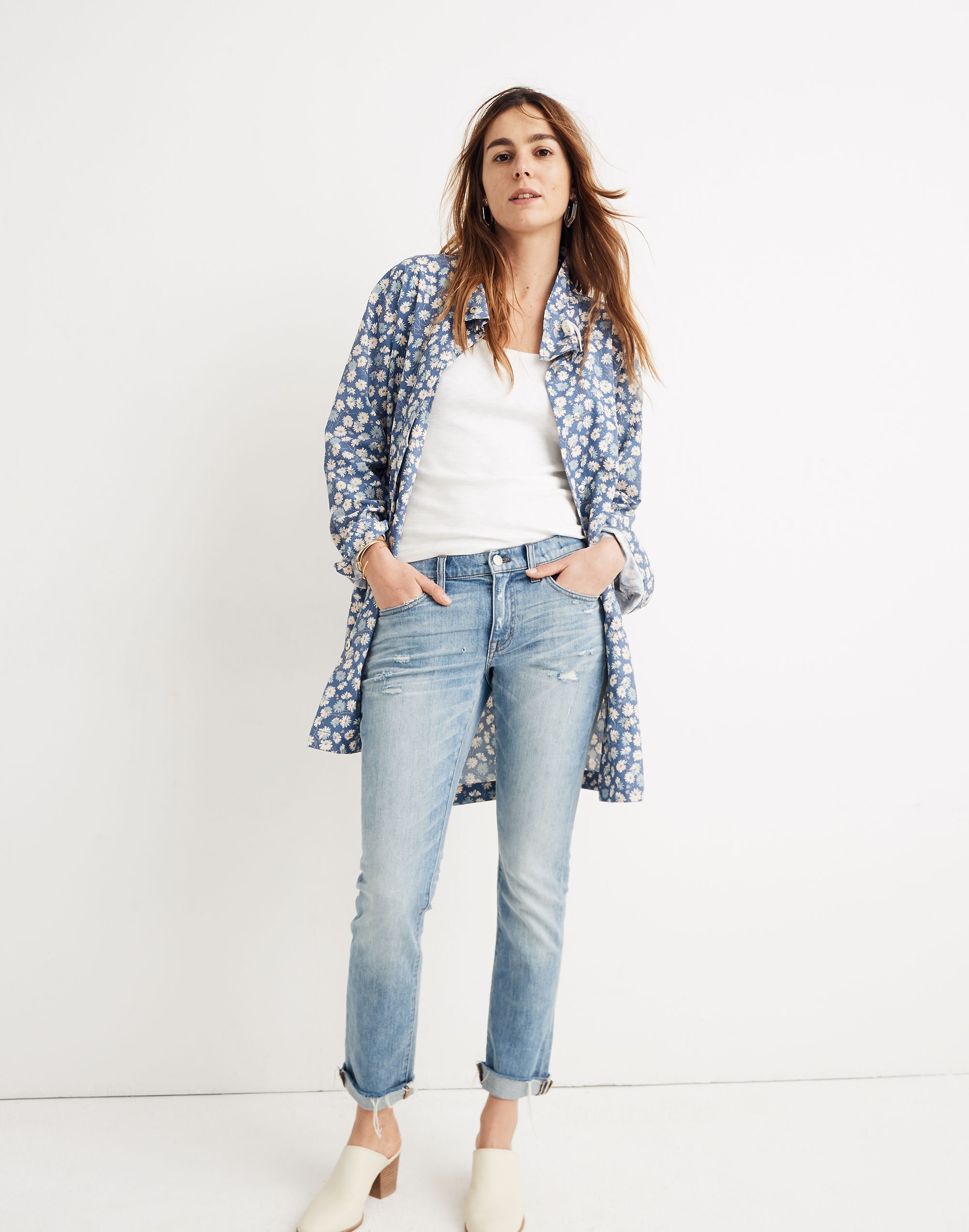 The Petite Slim Boyjean Carlson Wash | Madewell