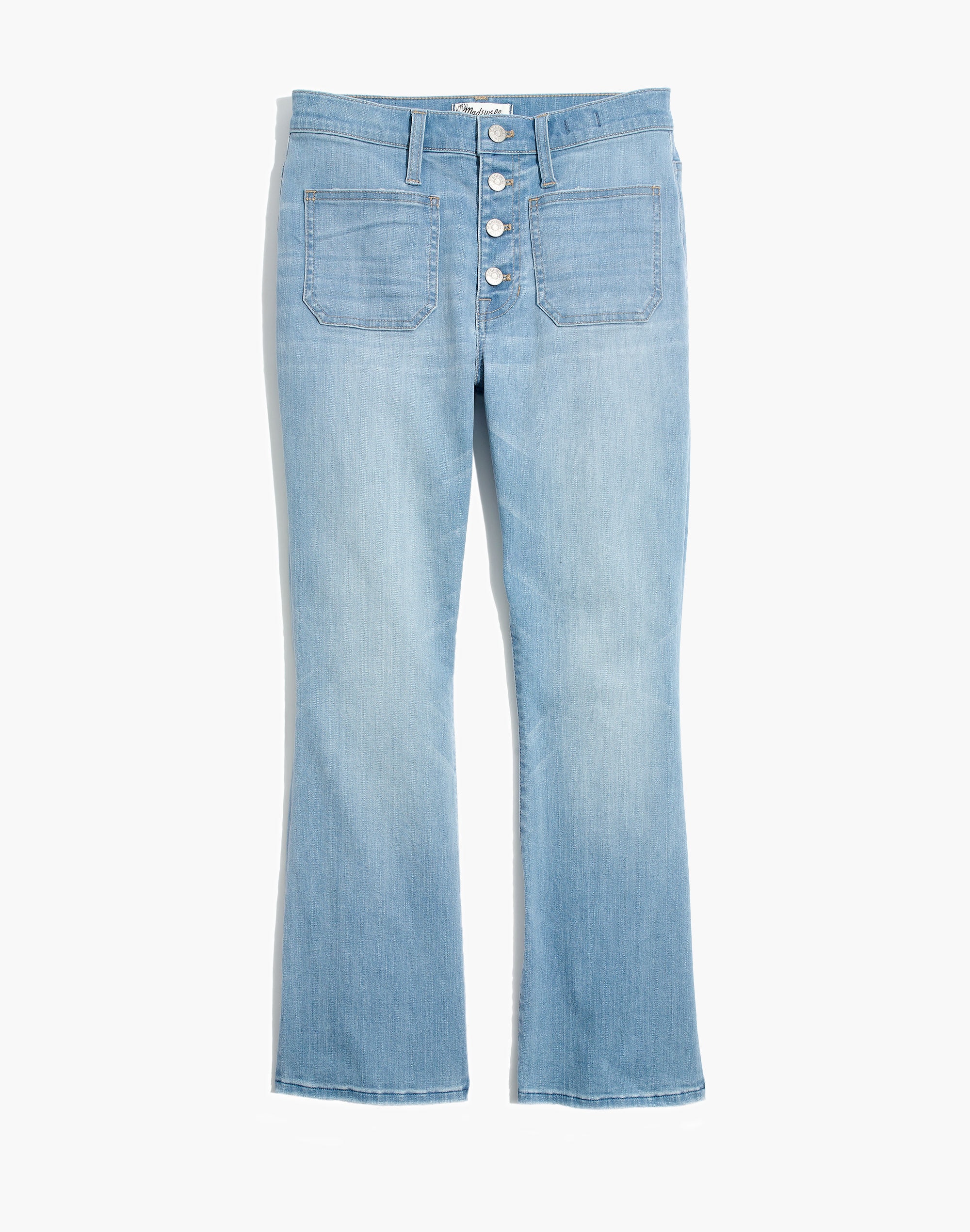 Cali Demi-Boot Jeans in Quince Wash: Button-Front Edition | Madewell