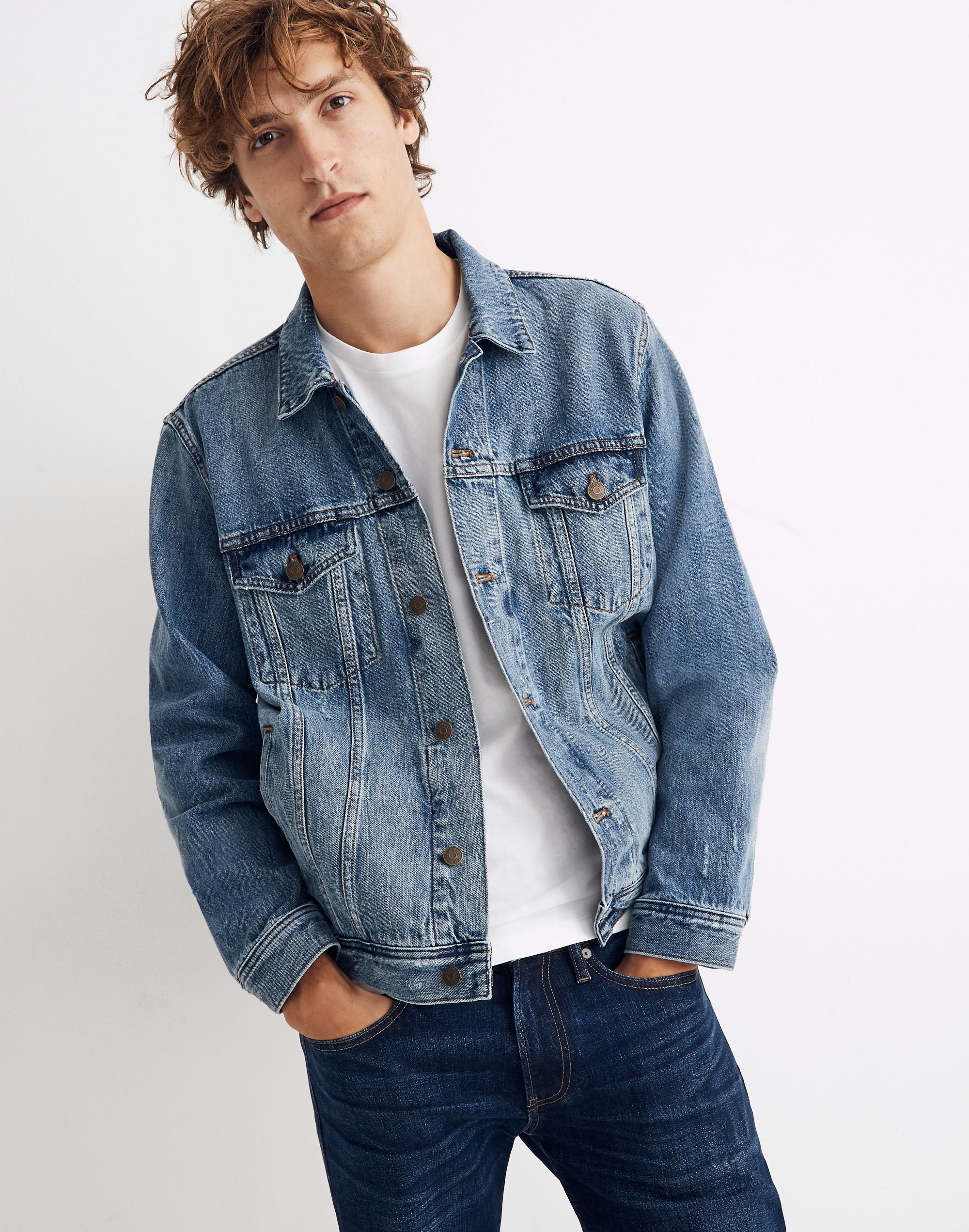 Classic Jean Jacket in Rivoli Wash