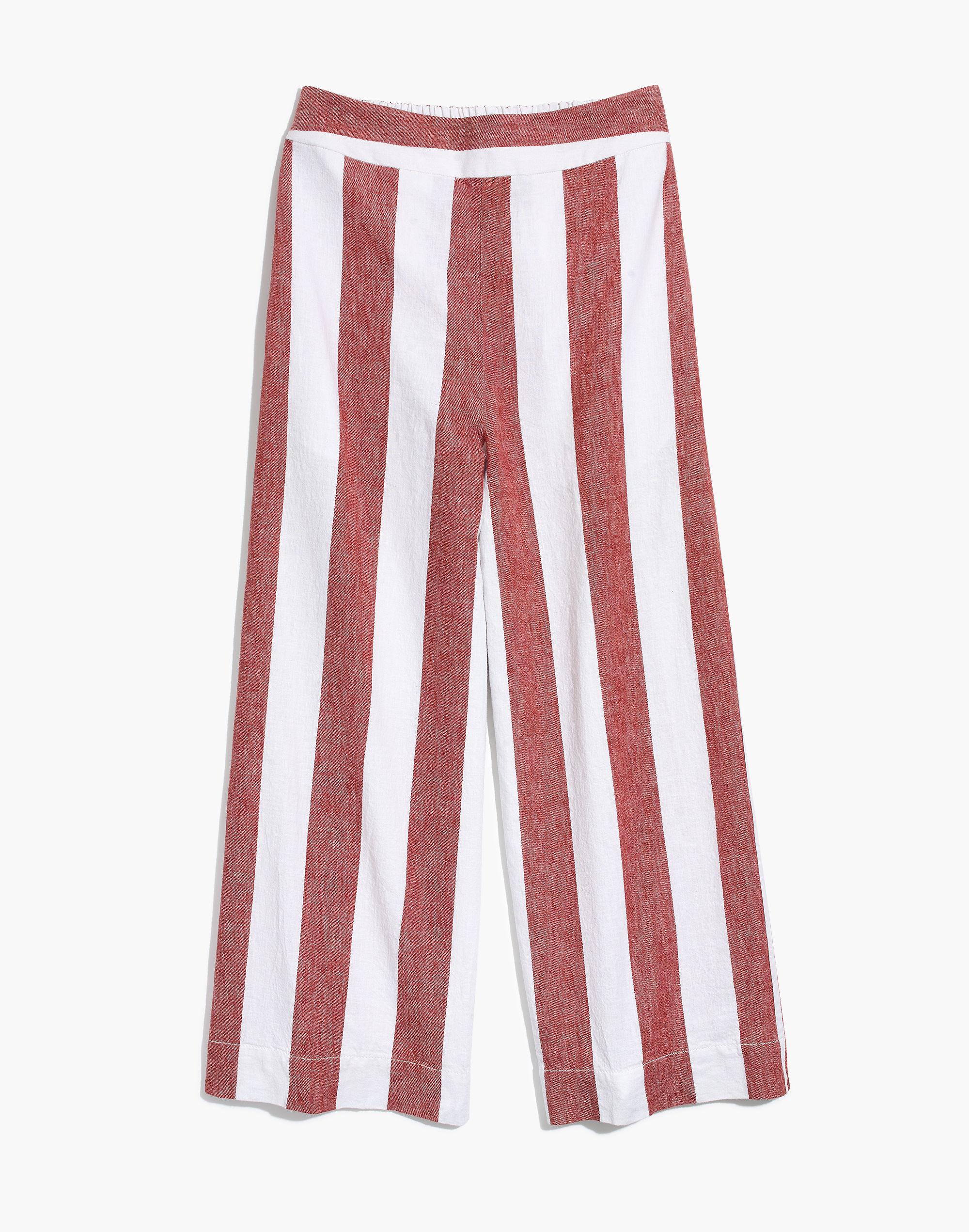 Huston Pull-On Crop Pants in Bold Stripe | Madewell