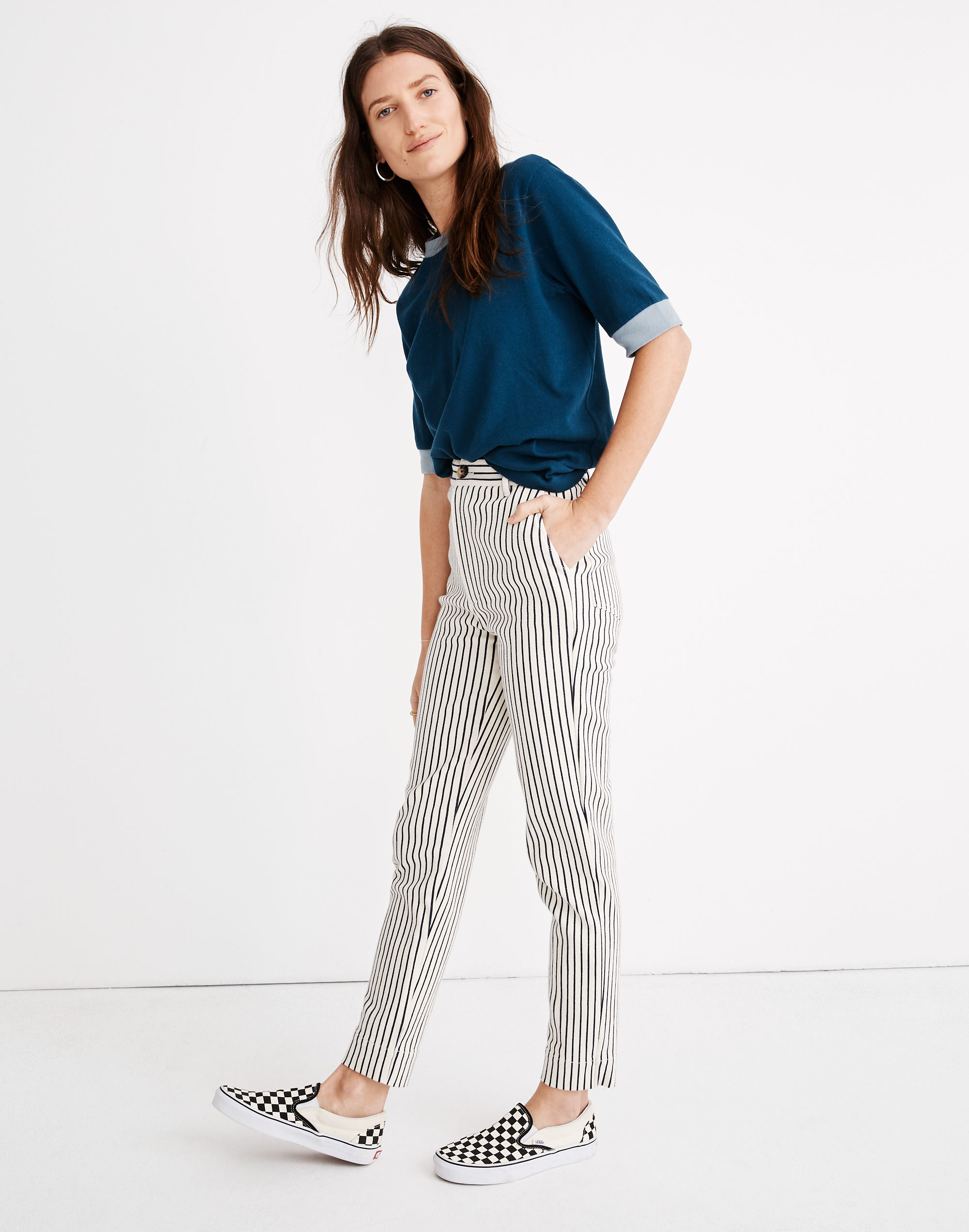 Madewell hot sale grid pants