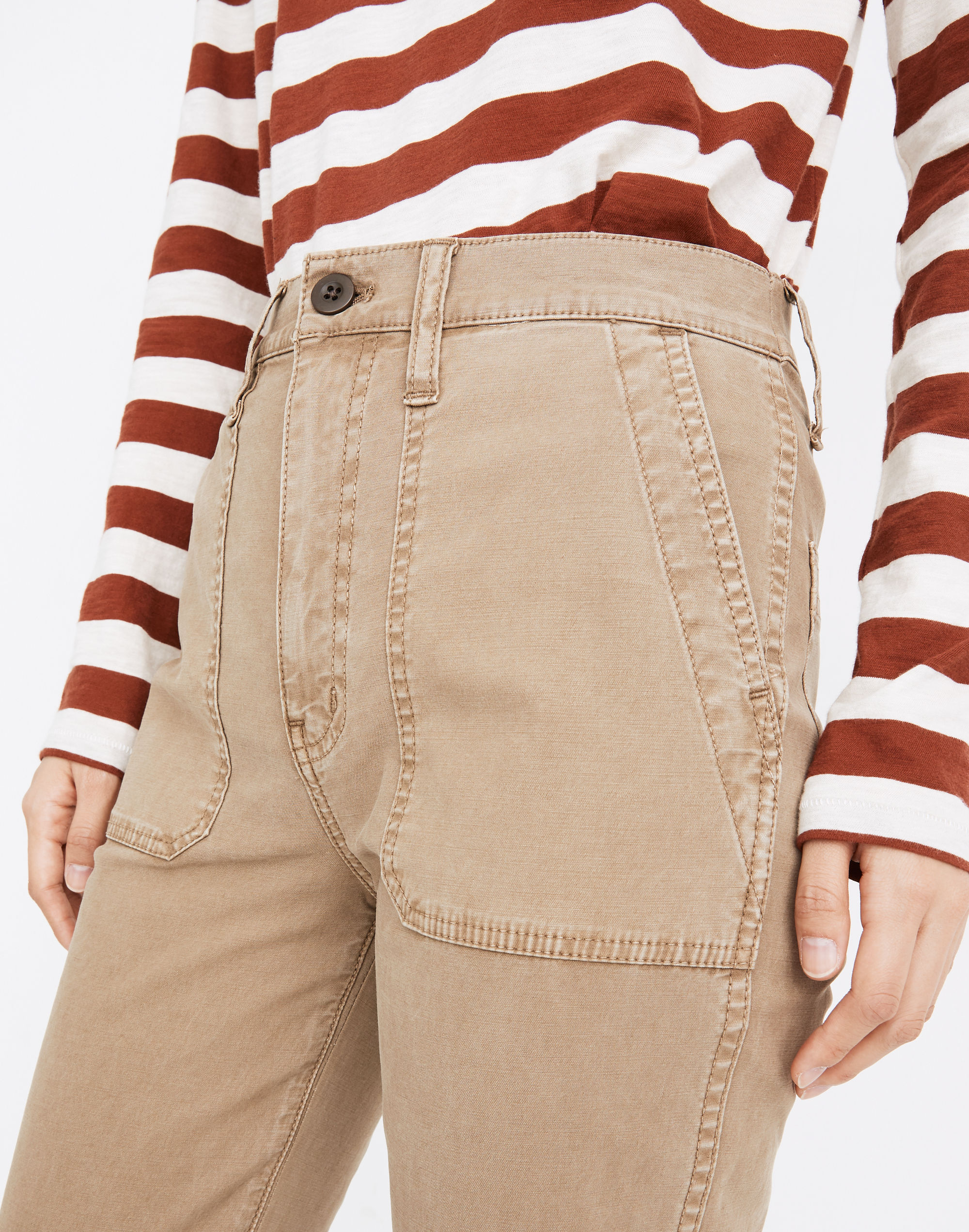 Stovepipe Fatigue Pants: TENCEL™ Lyocell Edition | Madewell