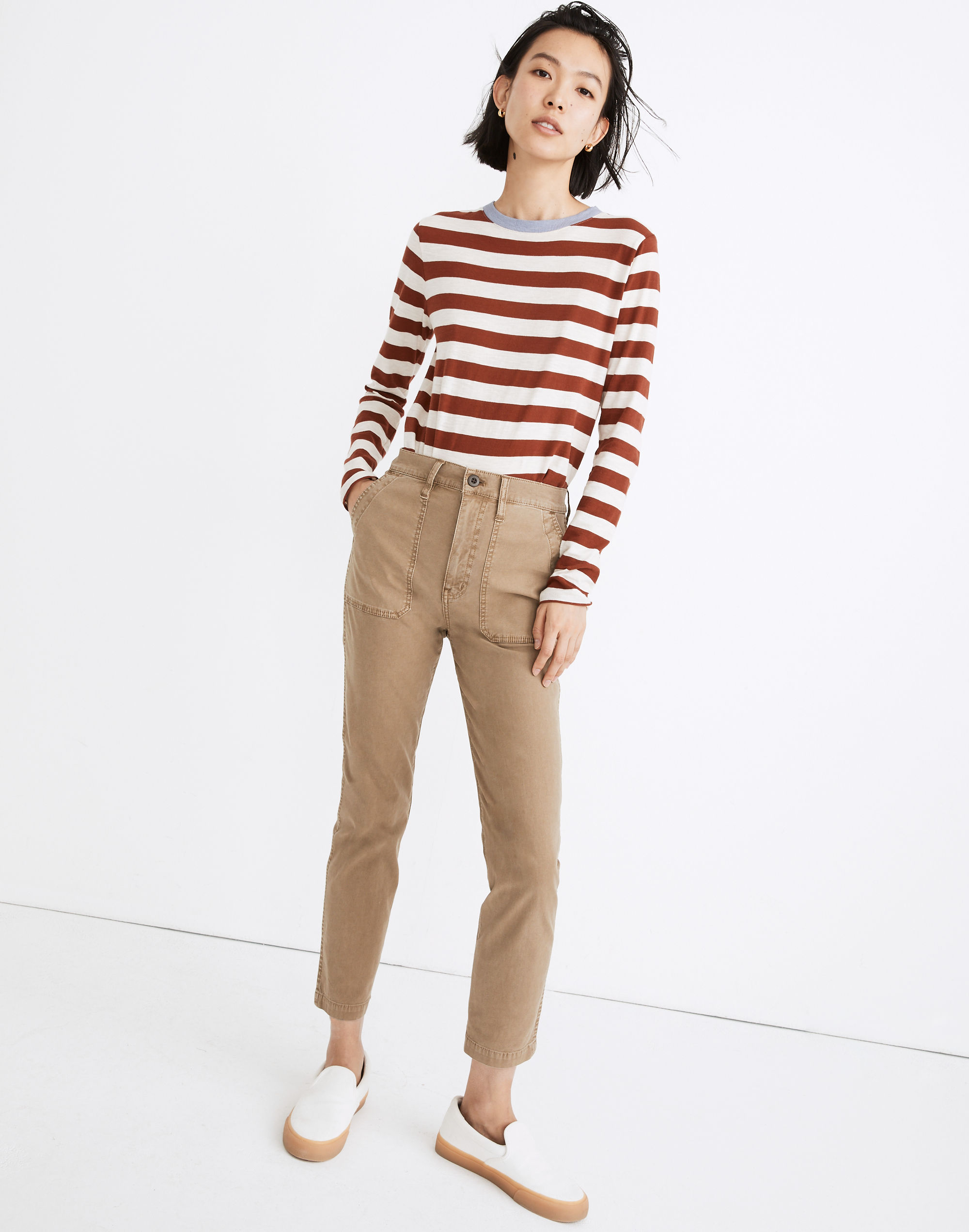 Stovepipe Fatigue Pants: TENCEL™ Lyocell Edition | Madewell