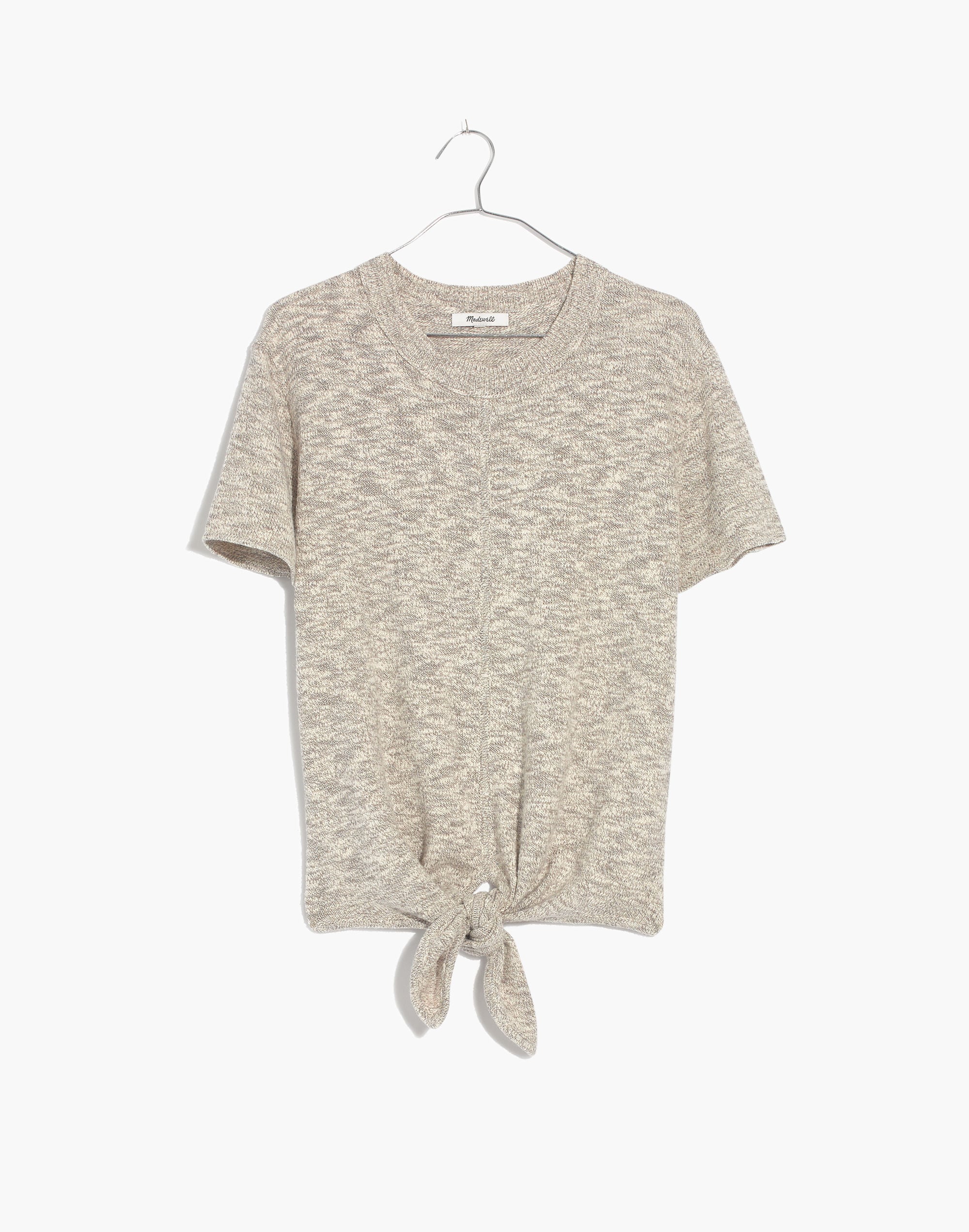 Knot-Front Sweater Tee | Madewell