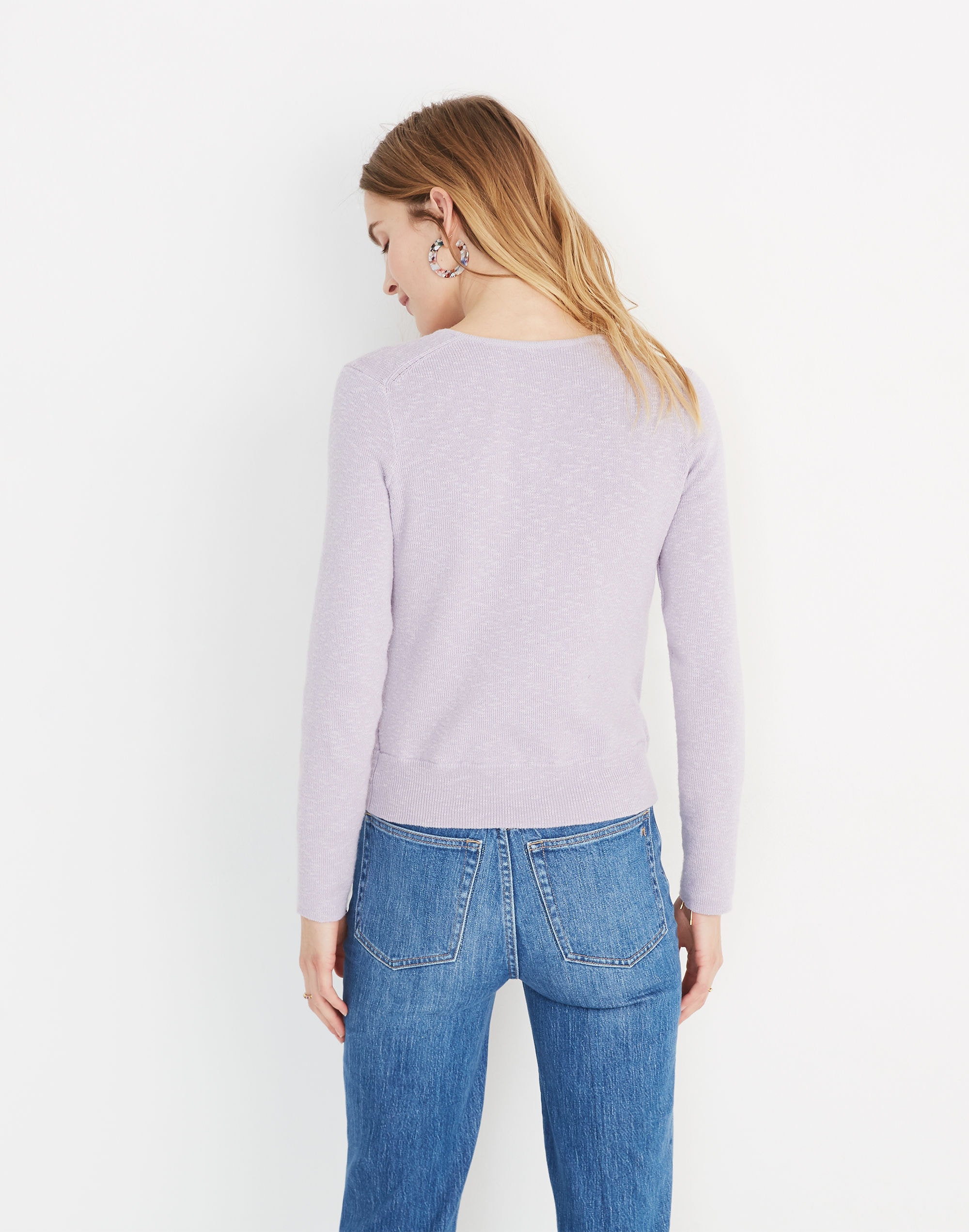 Wrap-Front Pullover Sweater | Madewell