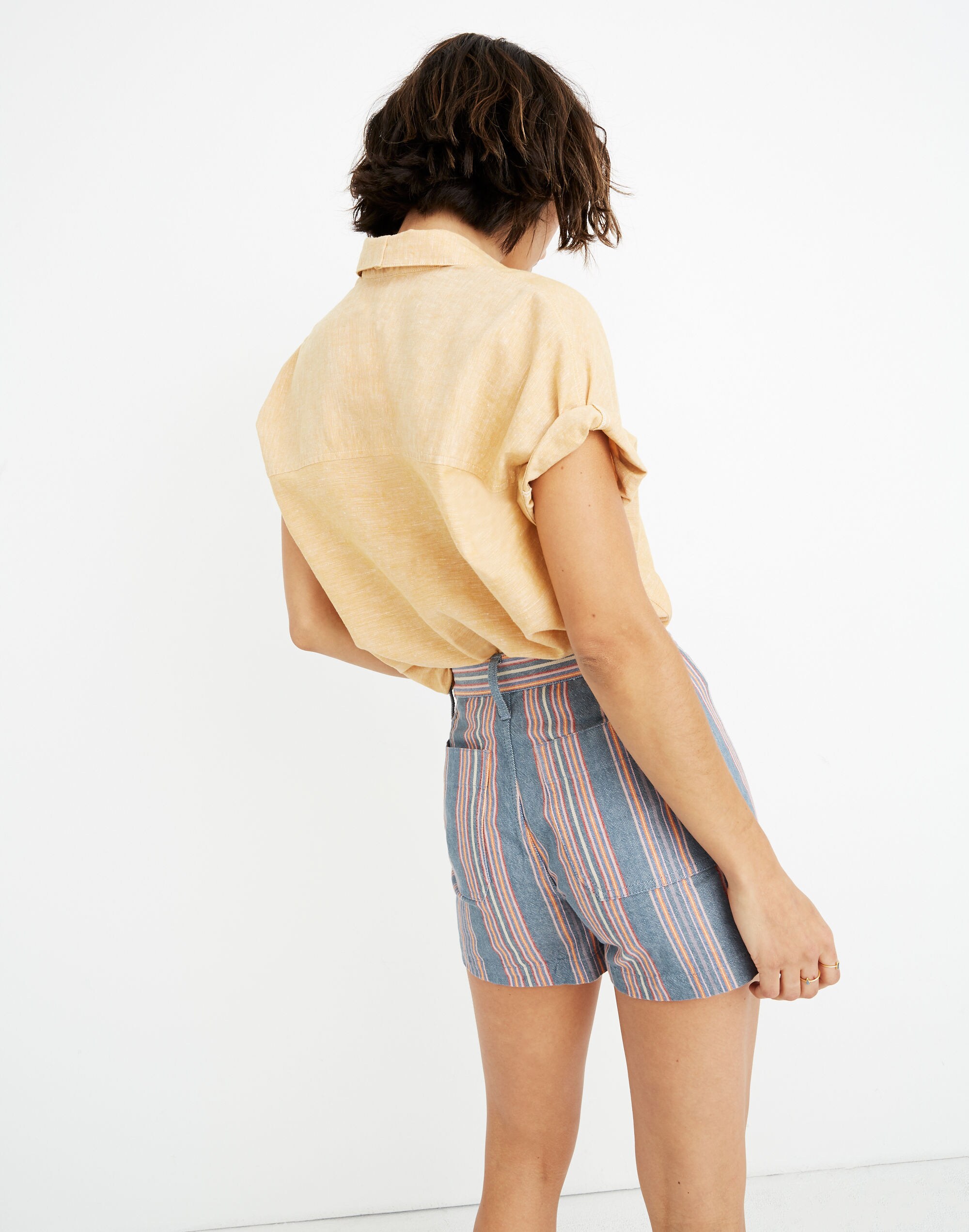 Emmett Shorts in Rainbow Stripe | Madewell