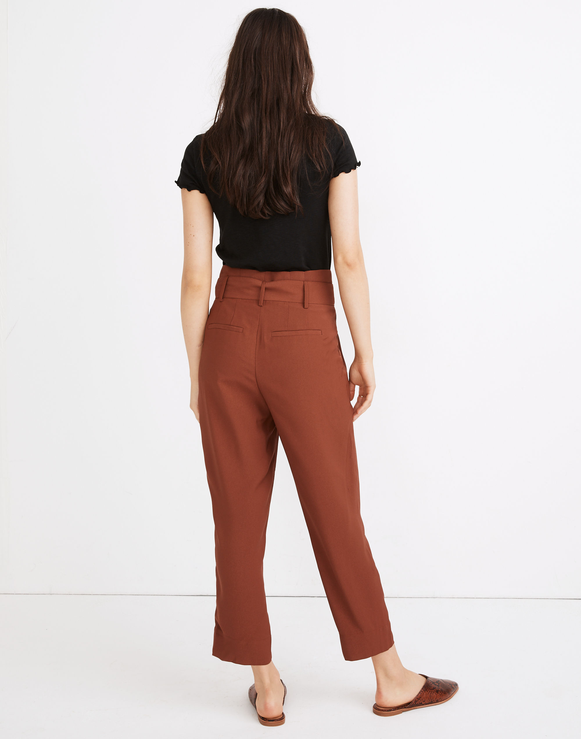 Drapey Paperbag Pants | Madewell