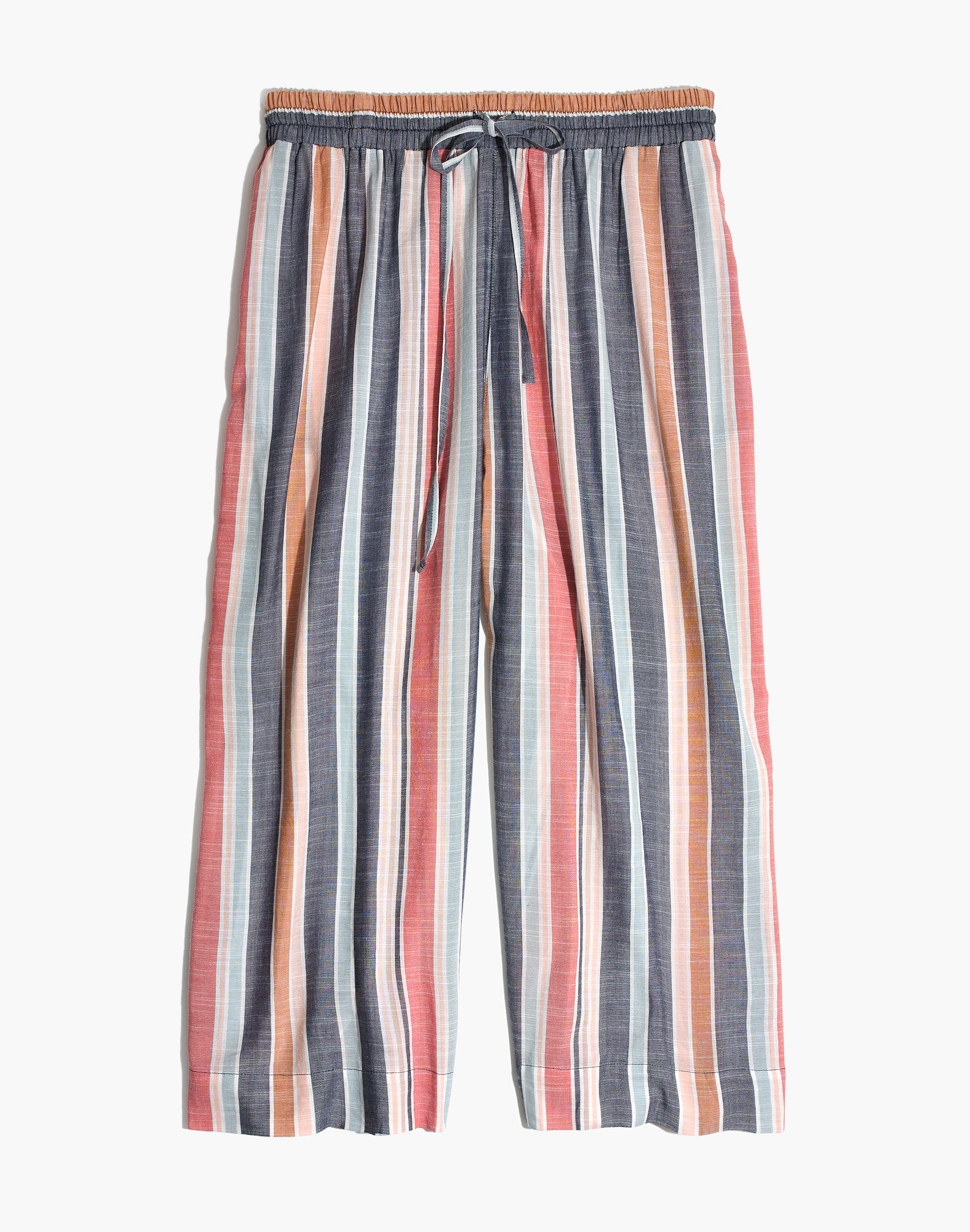 Huston Cover-Up Crop Pants in Towel Stripe | Madewell