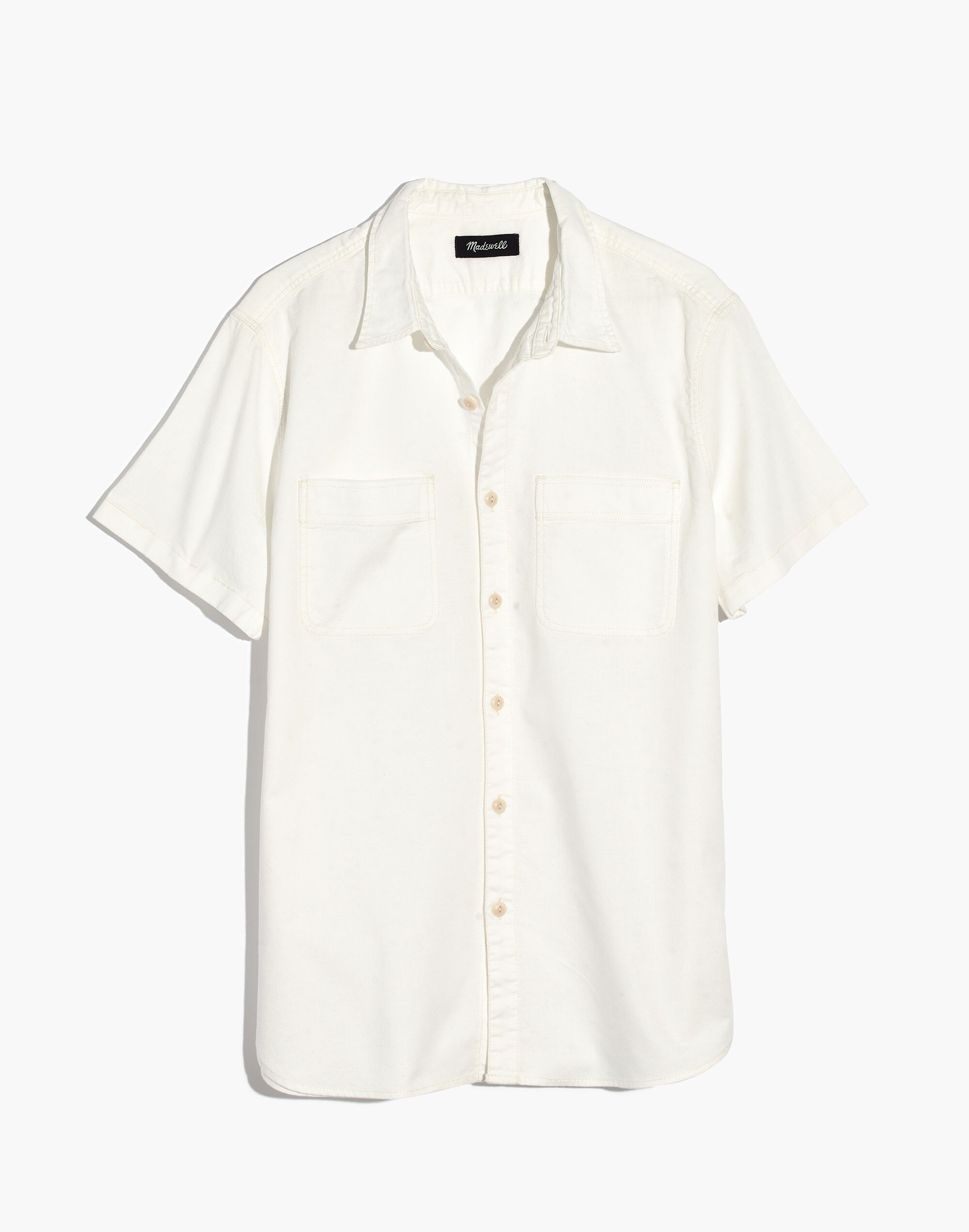 Short-Sleeve Button-Down Workshirt